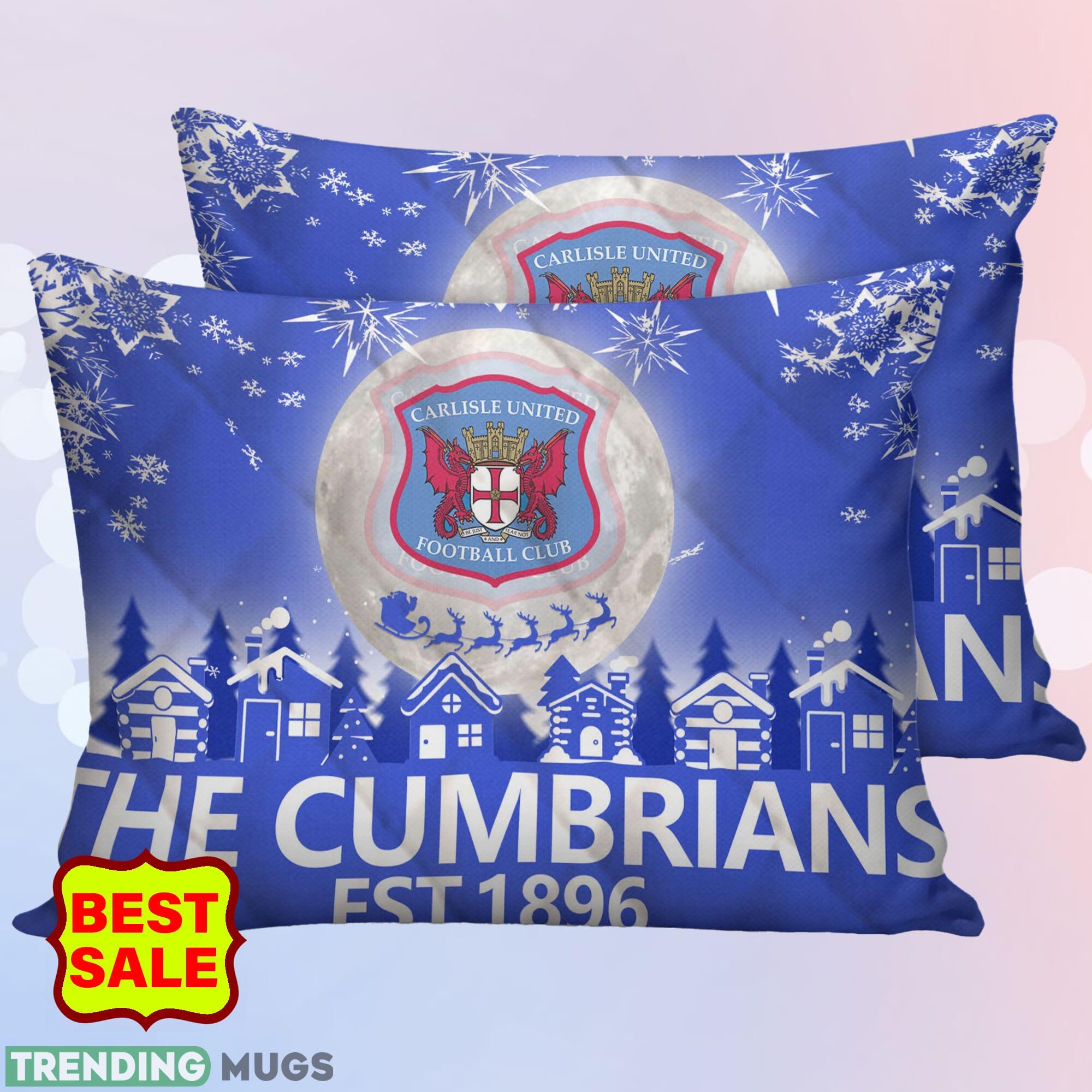 EFL Carlisle United Big Logo Christmas Quilt Sets Blue Full Size King Queen Twin Quilt Set EFL Carlisle United Big Logo Christmas Quilt Sets Blue Full Size King Queen Twin Quilt Set