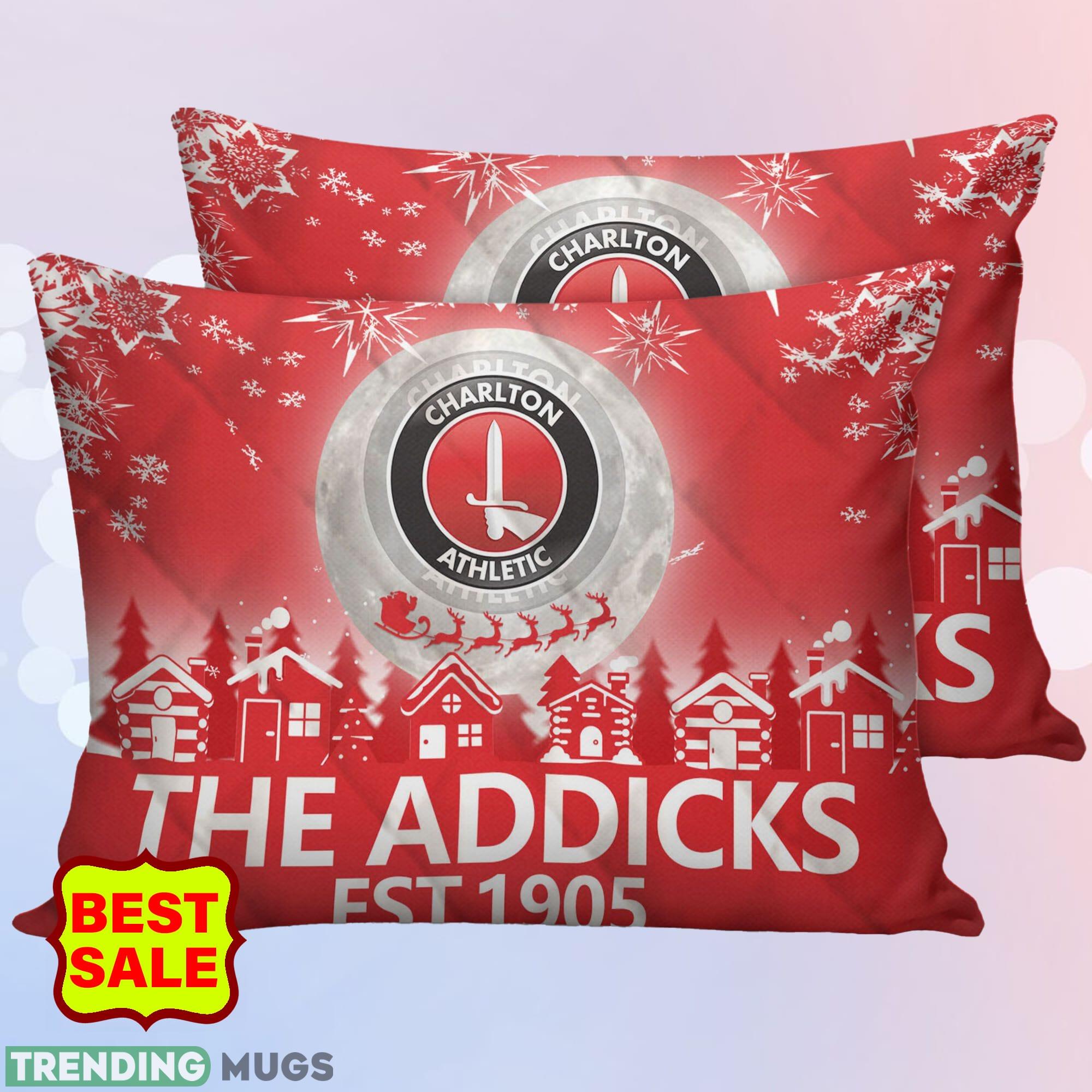 EFL Charlton Athletic FC Big Logo Comfort Quilt Sets Christmas King Queen Quilt Set EFL Charlton Athletic FC Big Logo Comfort Quilt Sets Christmas King Queen Quilt Set