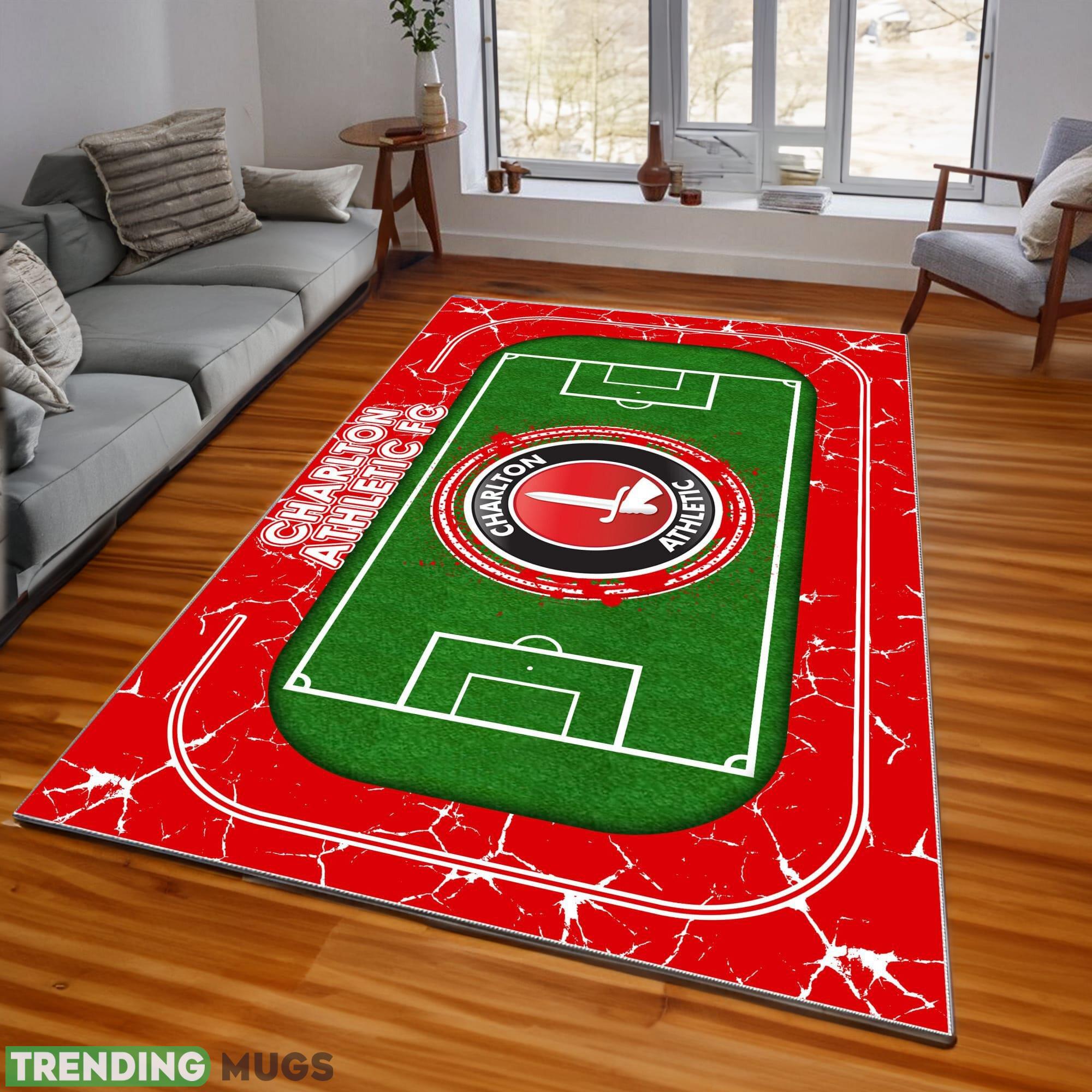 EFL Charlton Athletic F.C Logo For Fans Area Rugs Living Room Indoor And Outdoor - EFL Charlton Athletic F.C Rugs_1 EFL Charlton Athletic F.C Logo For Fans Area Rugs Living Room Indoor And Outdoor - EFL Charlton Athletic F.C Rugs_1