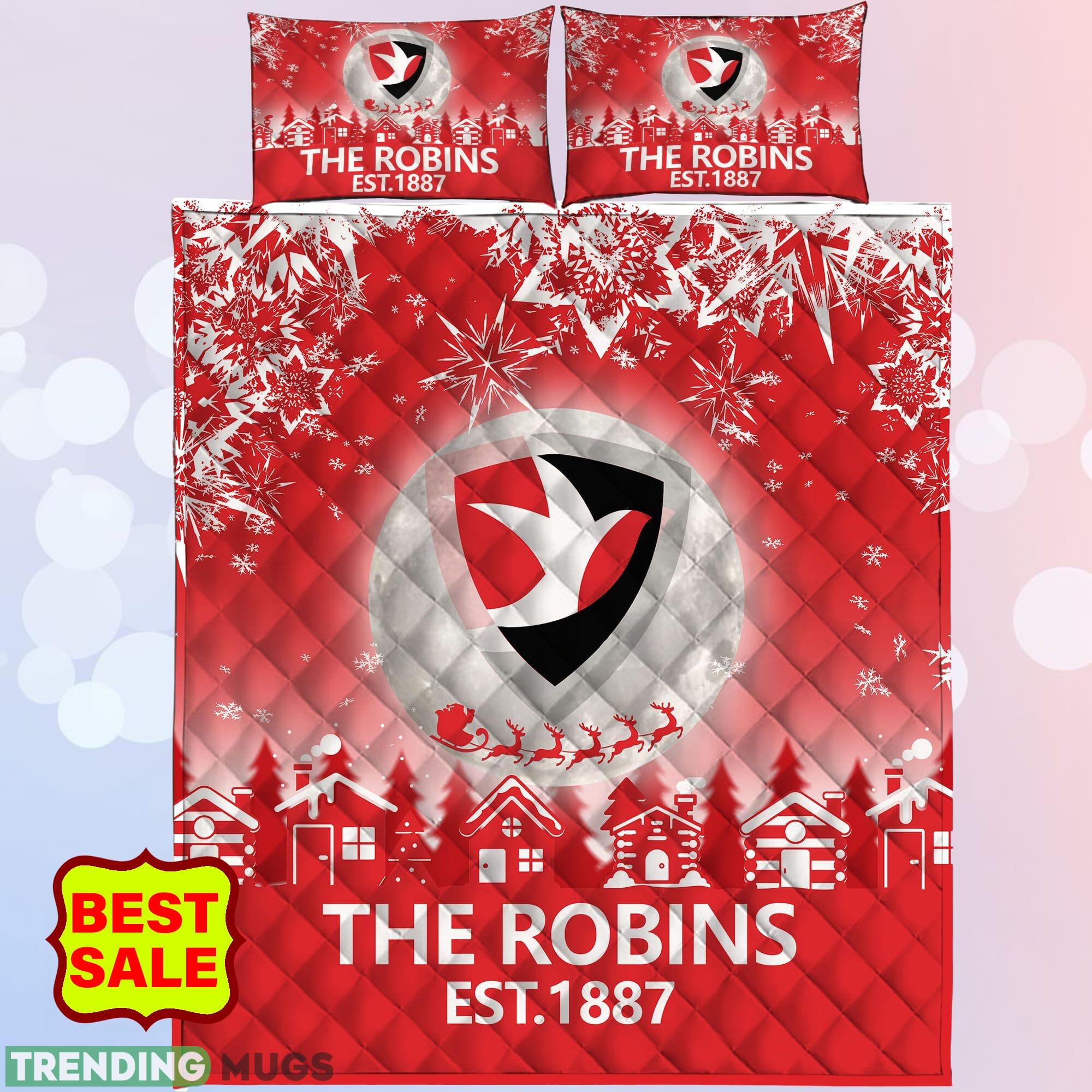 EFL Cheltenham Town FC Fans Comfort Quilt Sets Full Size King Queen Quilt Set EFL Cheltenham Town FC Fans Comfort Quilt Sets Full Size King Queen Quilt Set