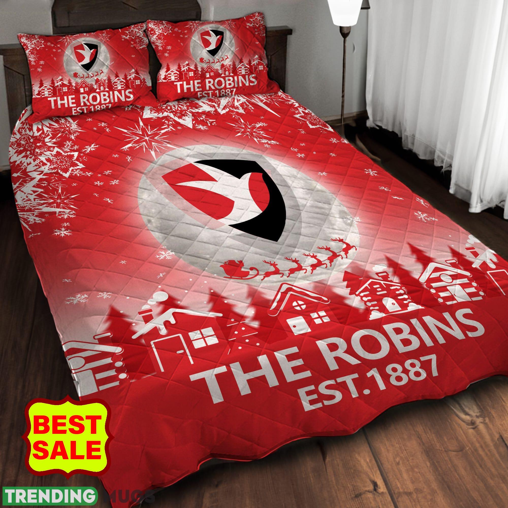 EFL Cheltenham Town FC Fans Comfort Quilt Sets Full Size King Queen Quilt Set EFL Cheltenham Town FC Fans Comfort Quilt Sets Full Size King Queen Quilt Set
