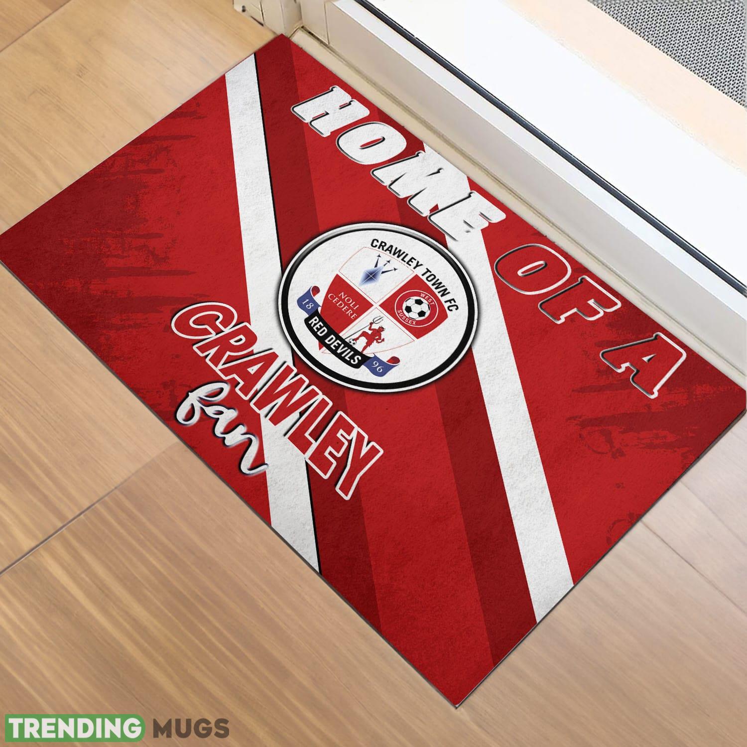 EFL Crawley Town Welcom House Doormat Outdoor And Indoor Doormat EFL Crawley Town Welcom House Doormat Outdoor And Indoor Doormat