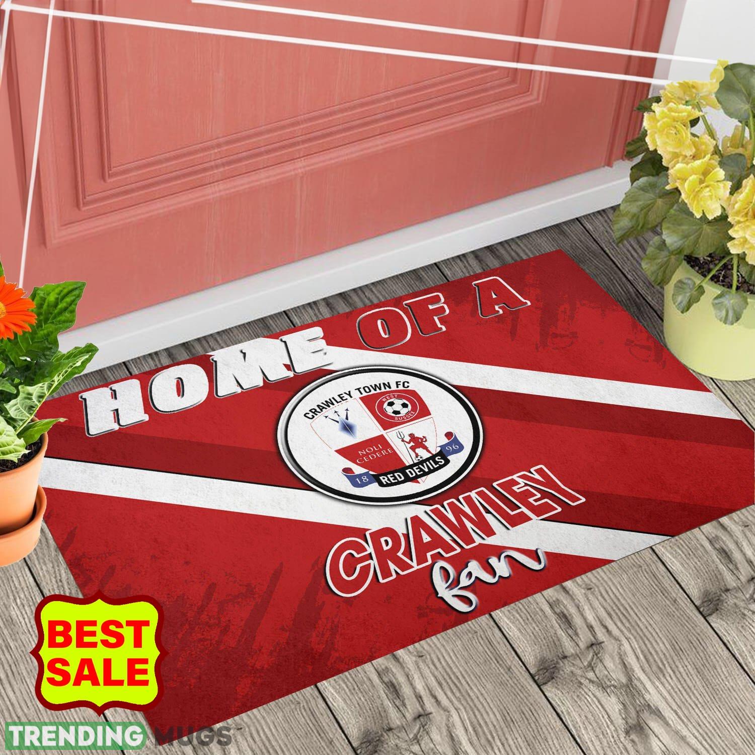 EFL Crawley Town Welcom House Doormat Outdoor And Indoor - EFL Crawley Town Doormat_1 EFL Crawley Town Welcom House Doormat Outdoor And Indoor - EFL Crawley Town Doormat_1