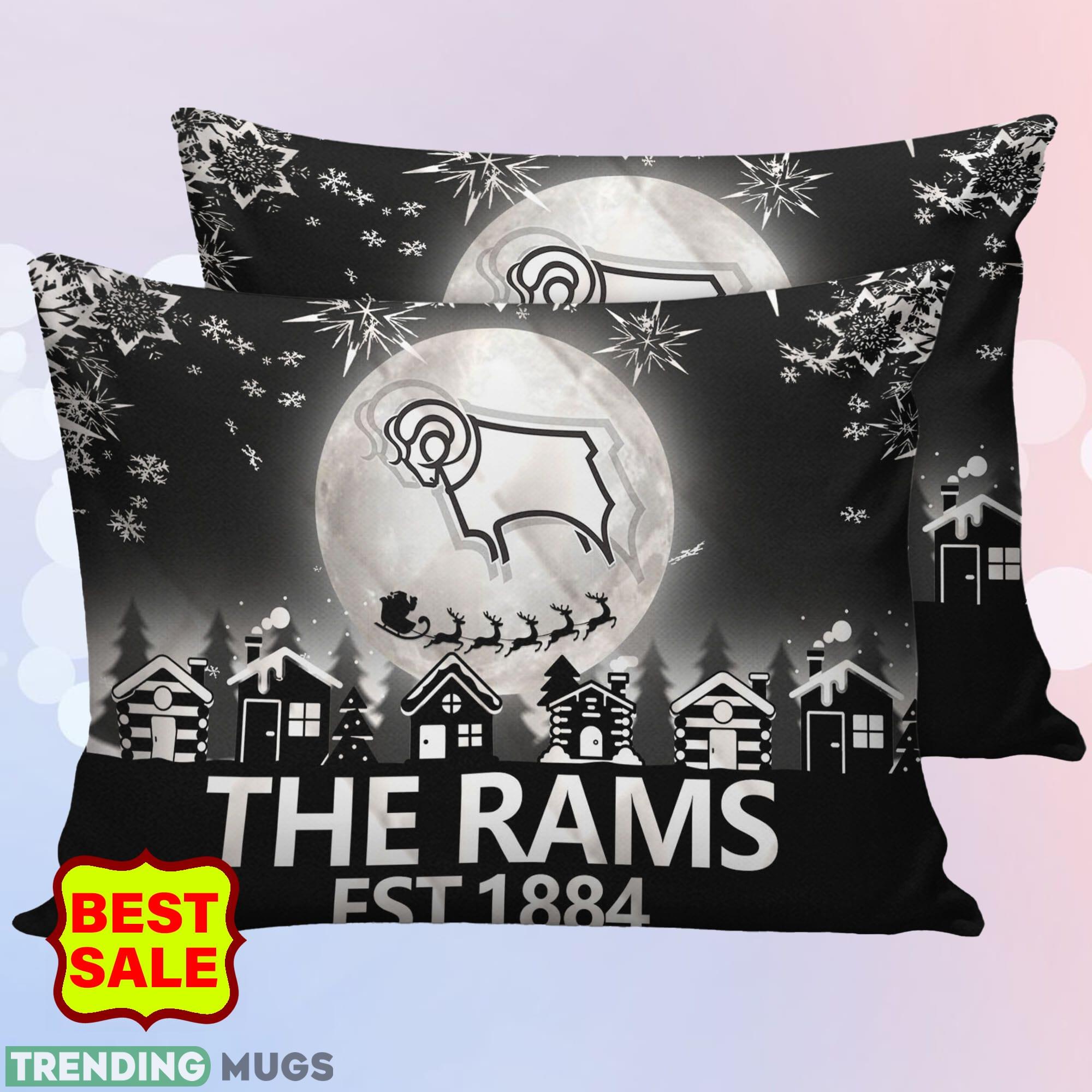 EFL Derby County Big Logo Comfort Quilt Sets Christmas King Queen Quilt Set EFL Derby County Big Logo Comfort Quilt Sets Christmas King Queen Quilt Set