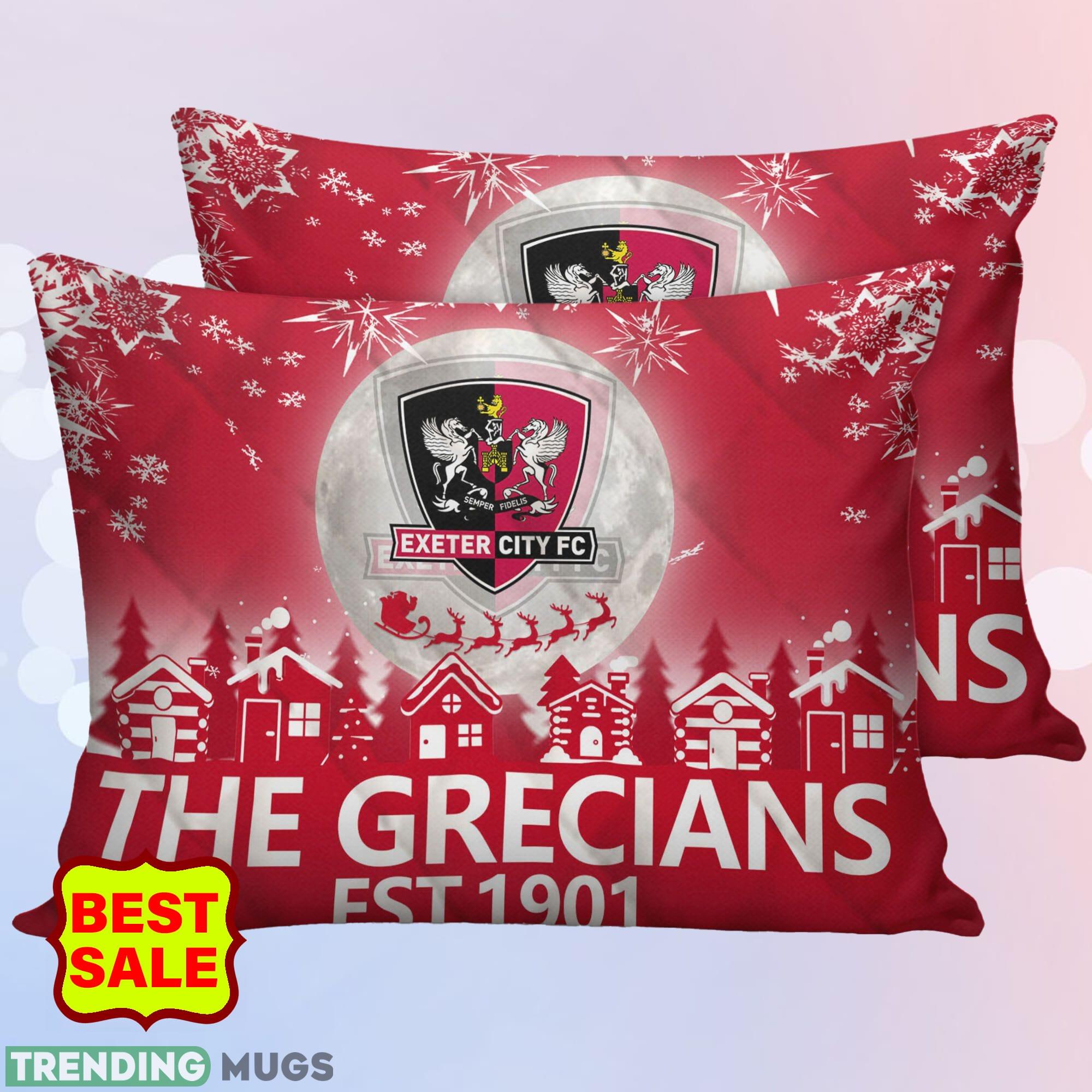 EFL Exeter City Big Logo Comfort Quilt Sets Christmas King Queen Quilt Set EFL Exeter City Big Logo Comfort Quilt Sets Christmas King Queen Quilt Set