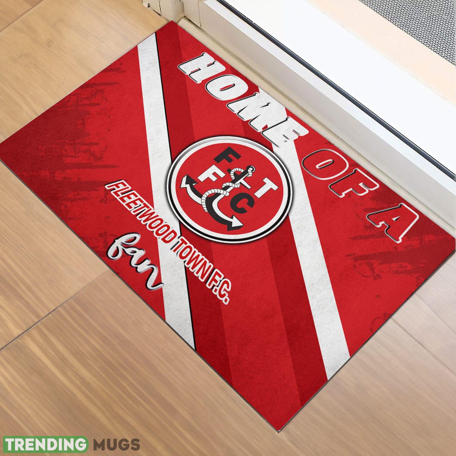 EFL Fleetwood Town FC Big Logo Home Doormat Outdoor And Indoor Doormat EFL Fleetwood Town FC Big Logo Home Doormat Outdoor And Indoor Doormat