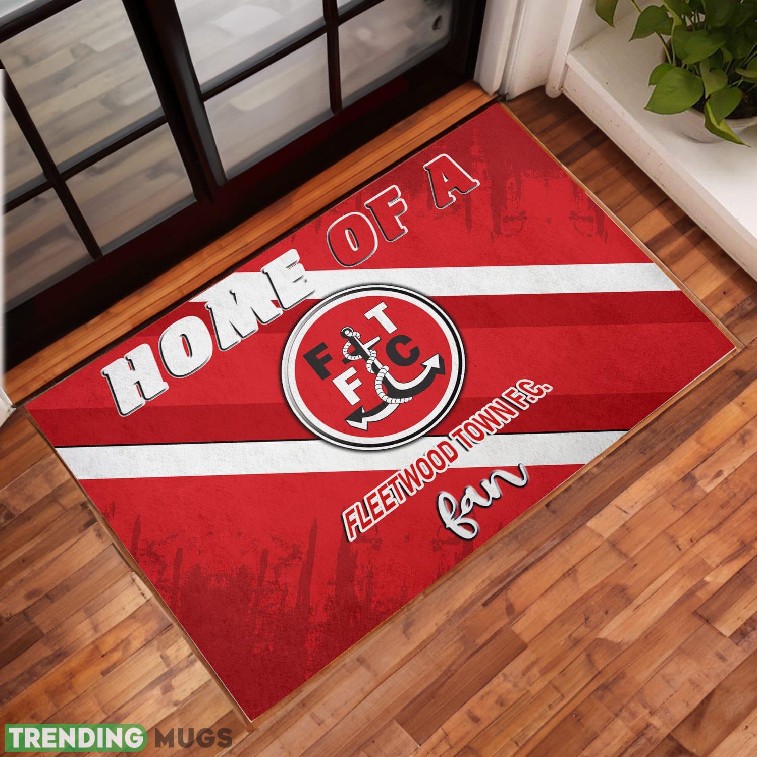 EFL Fleetwood Town FC Big Logo Home Doormat Outdoor And Indoor Doormat EFL Fleetwood Town FC Big Logo Home Doormat Outdoor And Indoor Doormat