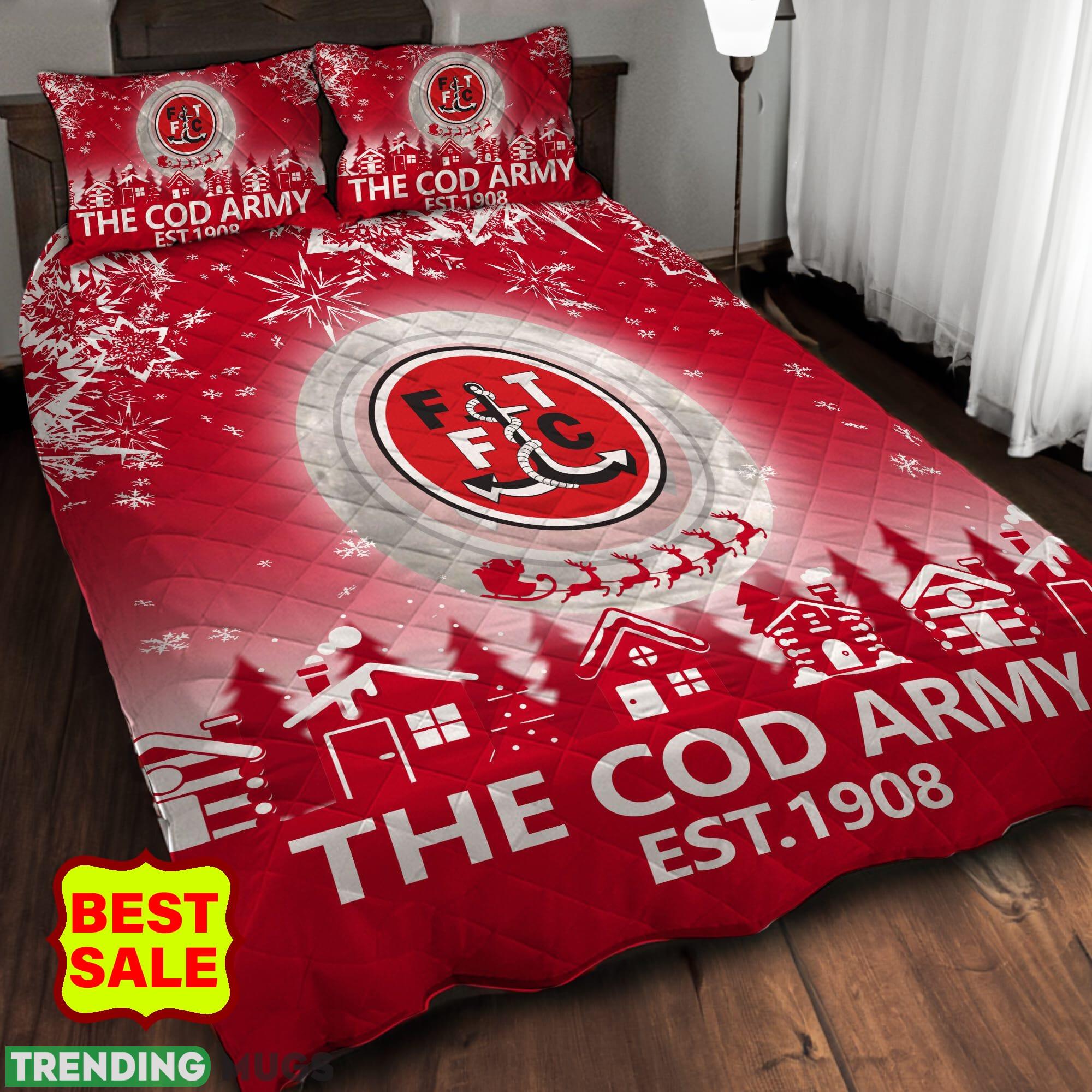 EFL Fleetwood Town FC Fans Comfort Quilt Sets Full Size King Queen Quilt Set EFL Fleetwood Town FC Fans Comfort Quilt Sets Full Size King Queen Quilt Set