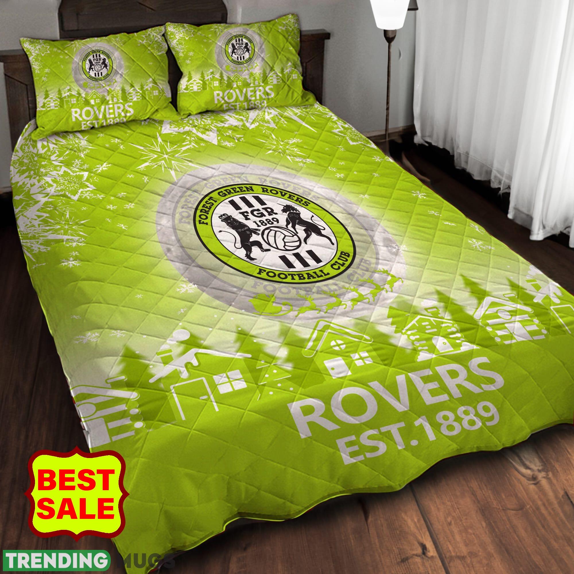 EFL Forest Green Rovers Fans Comfort Quilt Sets Full Size King Queen Quilt Set EFL Forest Green Rovers Fans Comfort Quilt Sets Full Size King Queen Quilt Set