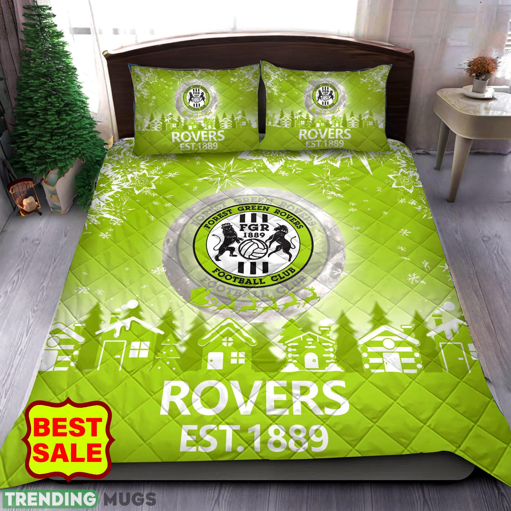 EFL Forest Green Rovers Fans Comfort Quilt Sets Full Size King Queen - EFL Forest Green Rovers Quilt Set_1 EFL Forest Green Rovers Fans Comfort Quilt Sets Full Size King Queen - EFL Forest Green Rovers Quilt Set_1