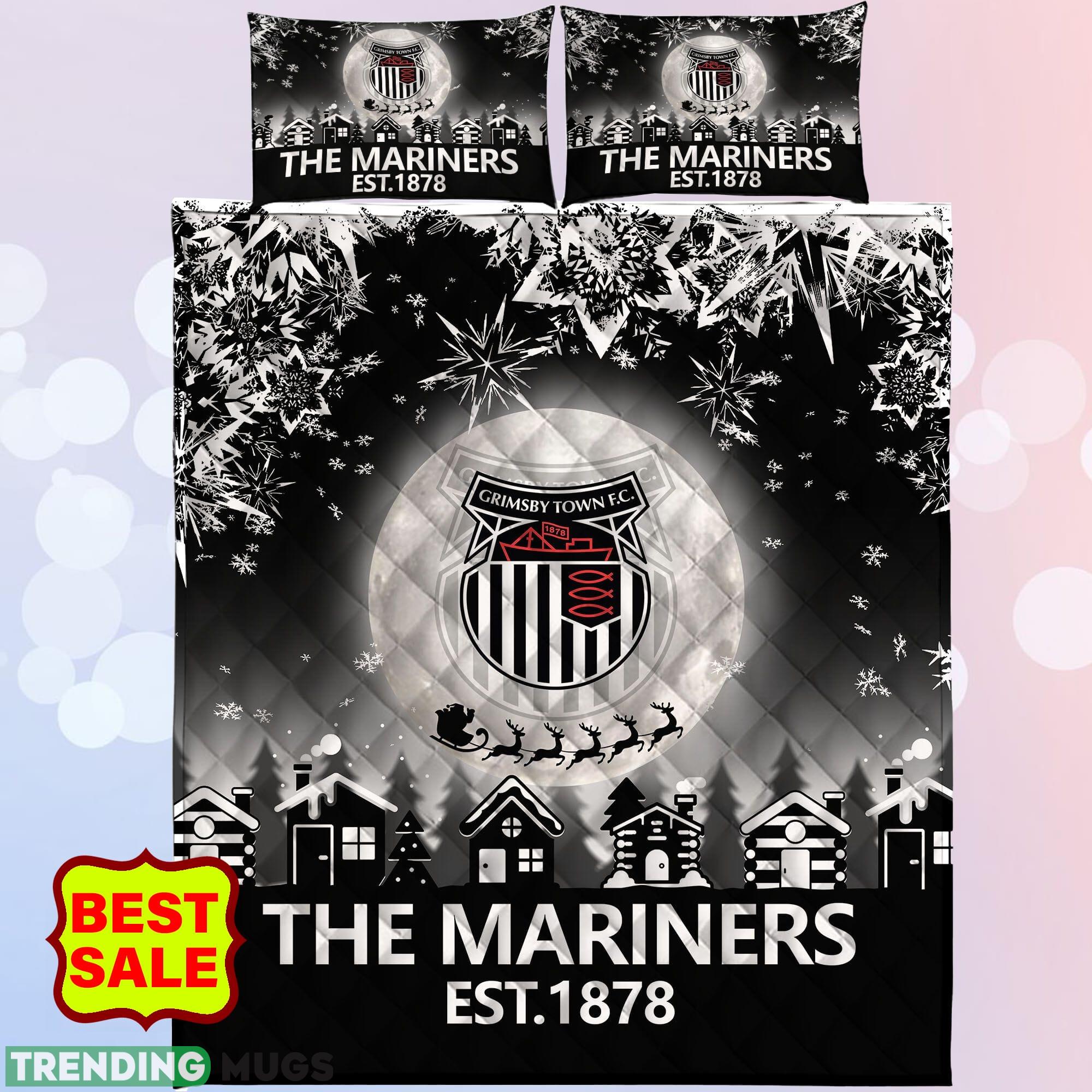 EFL Grimsby Town Big Logo Comfort Quilt Sets Christmas King Queen Quilt Set EFL Grimsby Town Big Logo Comfort Quilt Sets Christmas King Queen Quilt Set