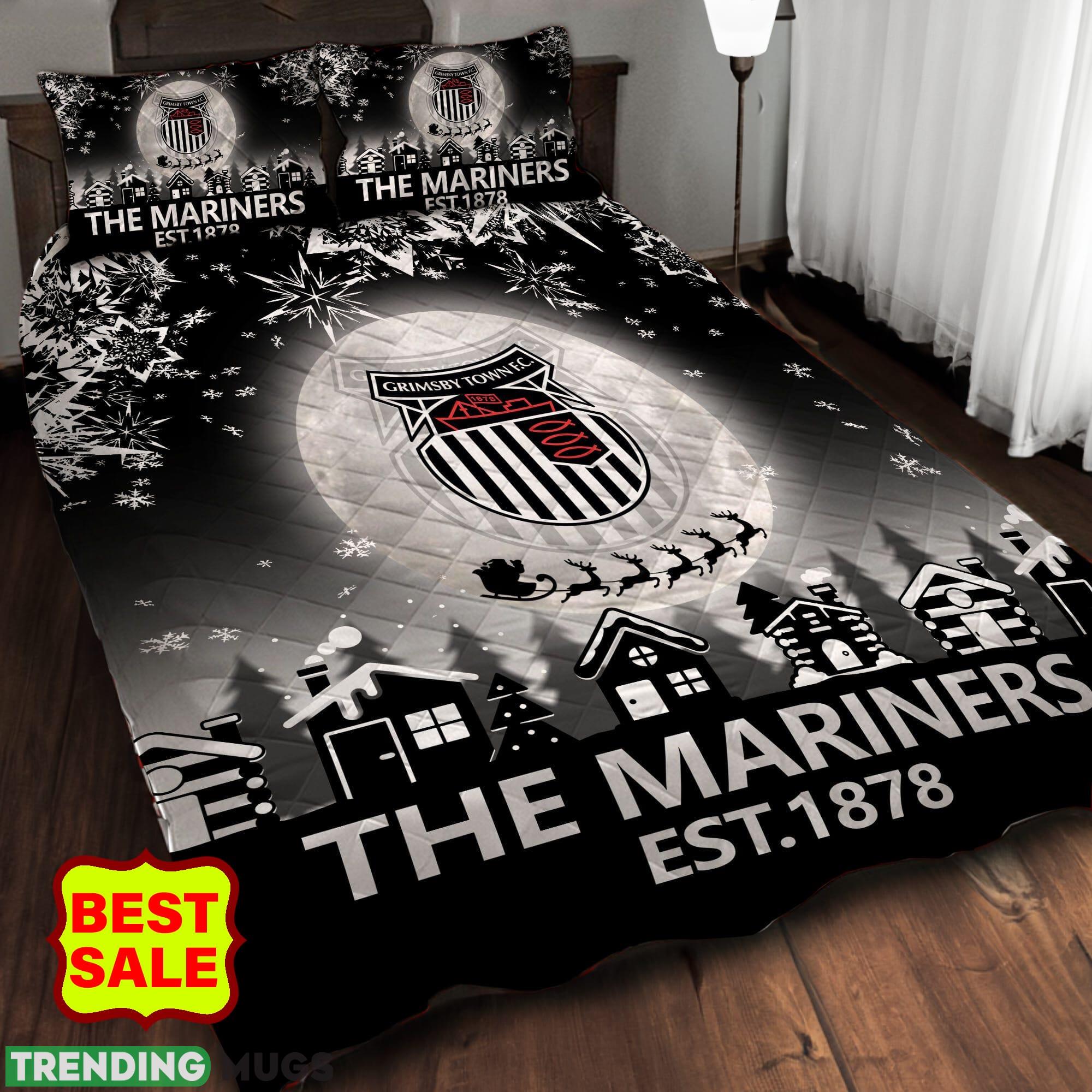 EFL Grimsby Town Big Logo Comfort Quilt Sets Christmas King Queen Quilt Set EFL Grimsby Town Big Logo Comfort Quilt Sets Christmas King Queen Quilt Set