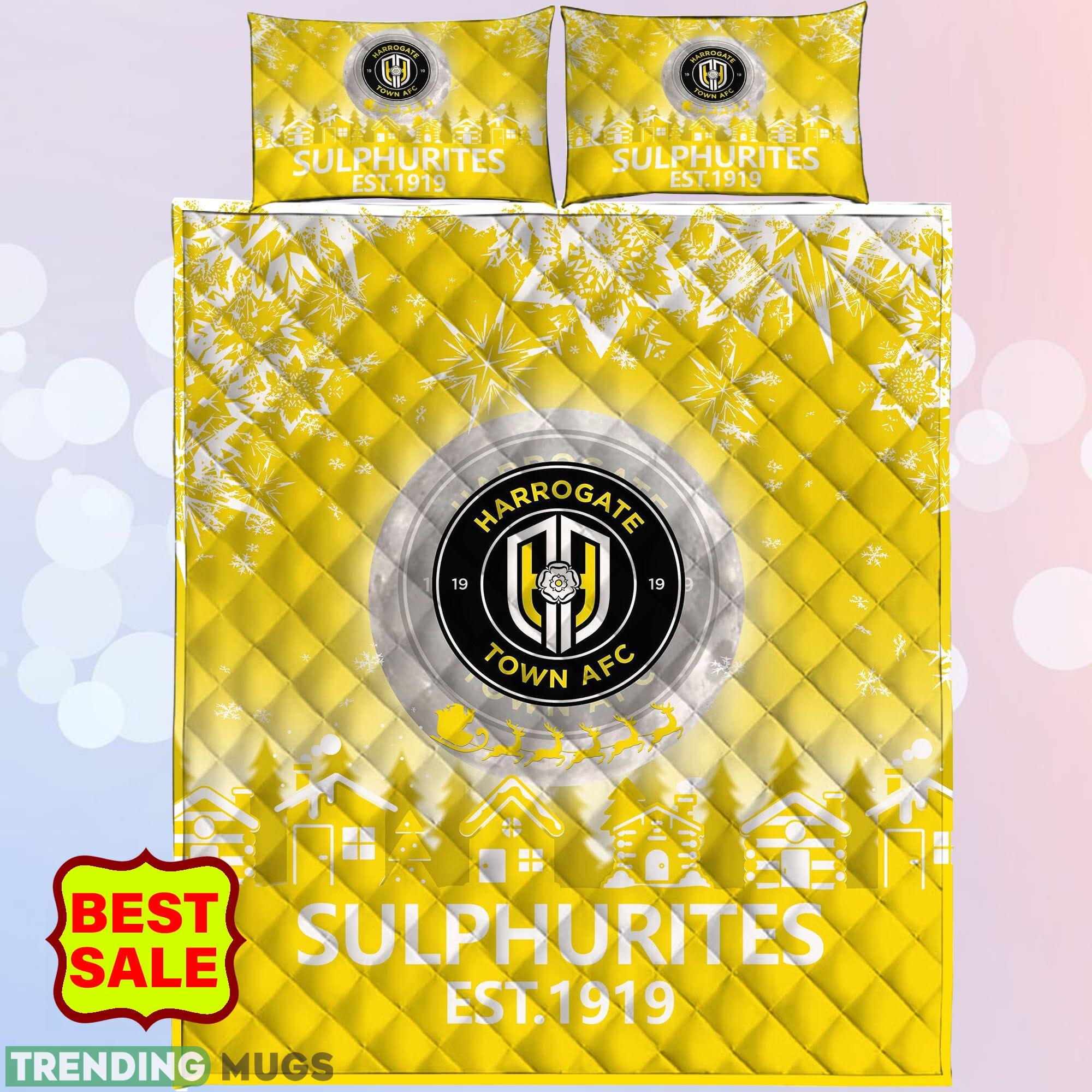 EFL Harrogate Town AFC Fans Comfort Quilt Sets Yellow Full Size King Queen Quilt Set EFL Harrogate Town AFC Fans Comfort Quilt Sets Yellow Full Size King Queen Quilt Set