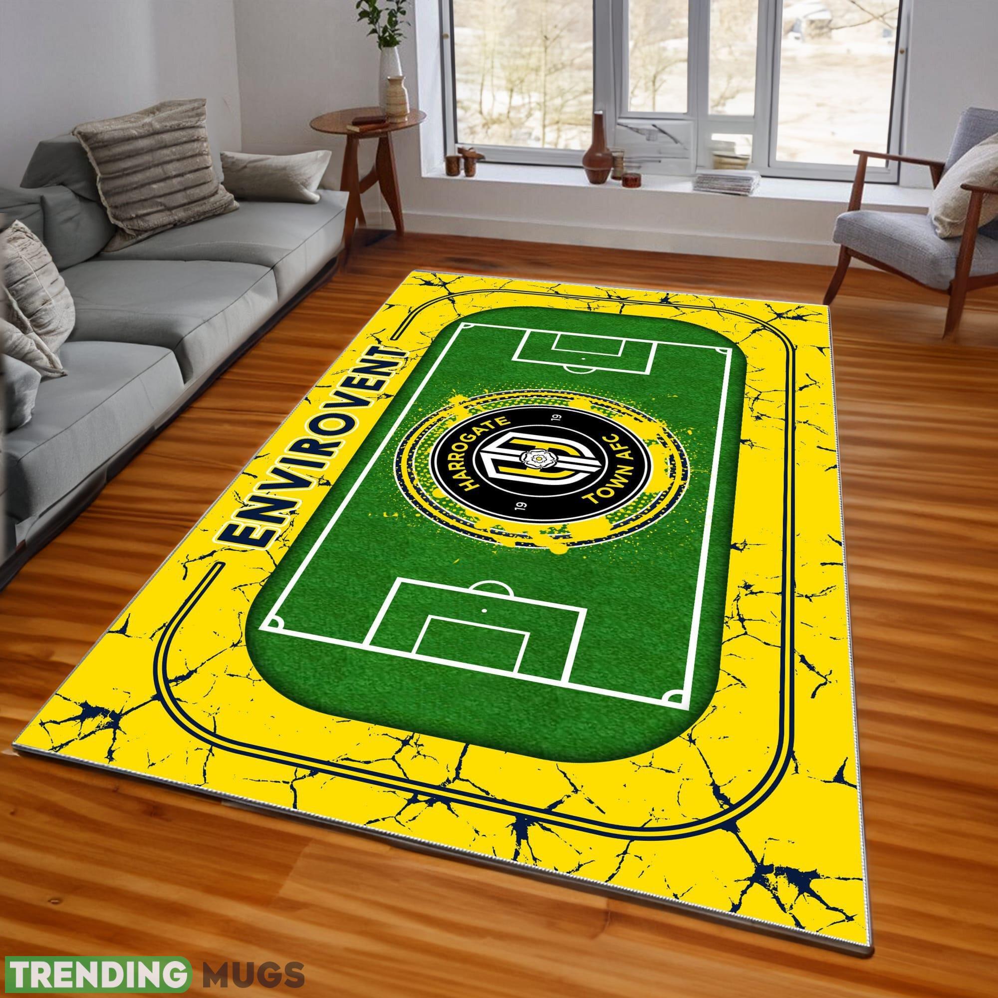 EFL Harrogate Town AFC Logo For Fans Area Rugs Living Room Indoor And Outdoor - EFL Harrogate Town AFC Rugs_1 EFL Harrogate Town AFC Logo For Fans Area Rugs Living Room Indoor And Outdoor - EFL Harrogate Town AFC Rugs_1