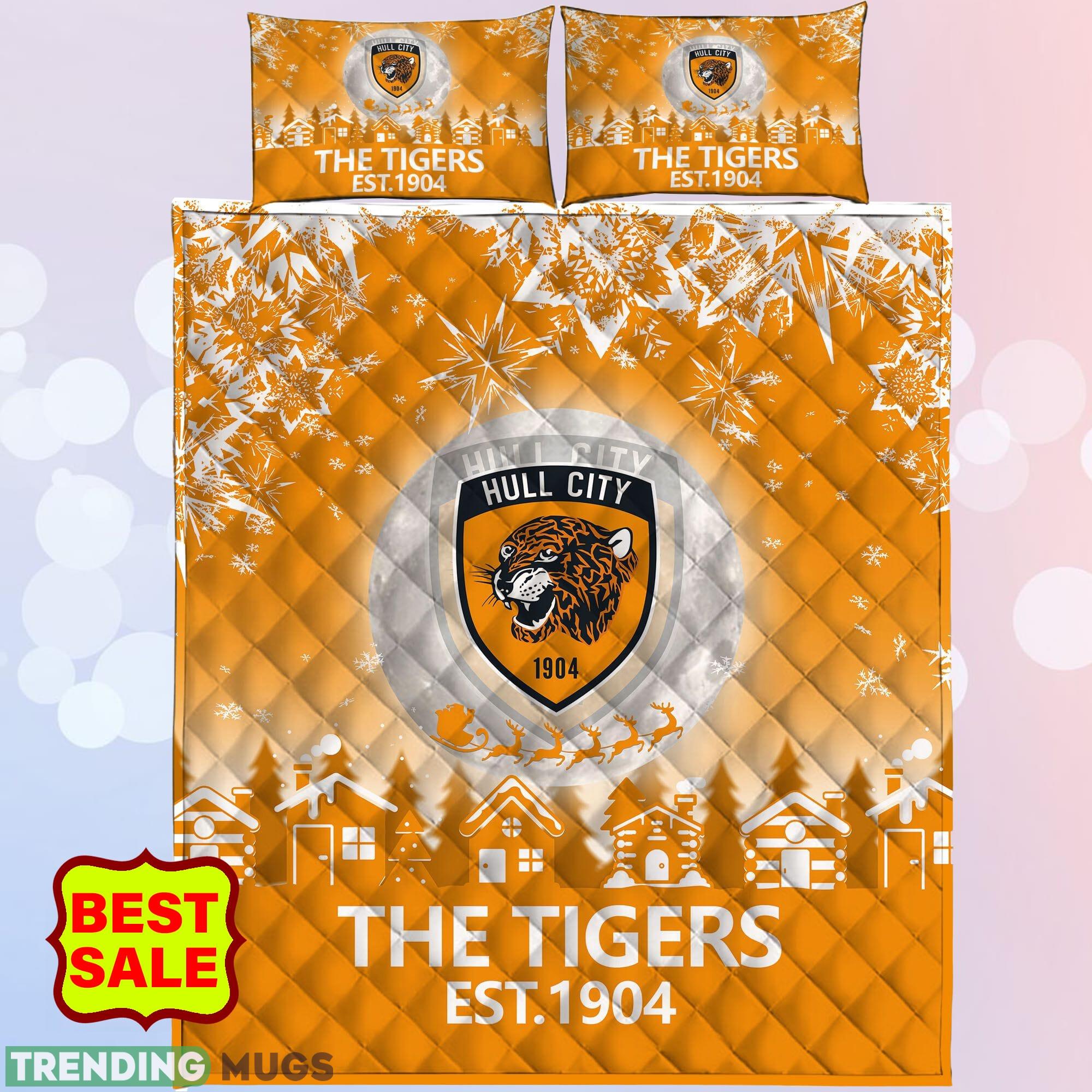 EFL Hull City Big Logo Christmas Quilt Sets Comfort Full Size King Queen Twin Quilt Set EFL Hull City Big Logo Christmas Quilt Sets Comfort Full Size King Queen Twin Quilt Set