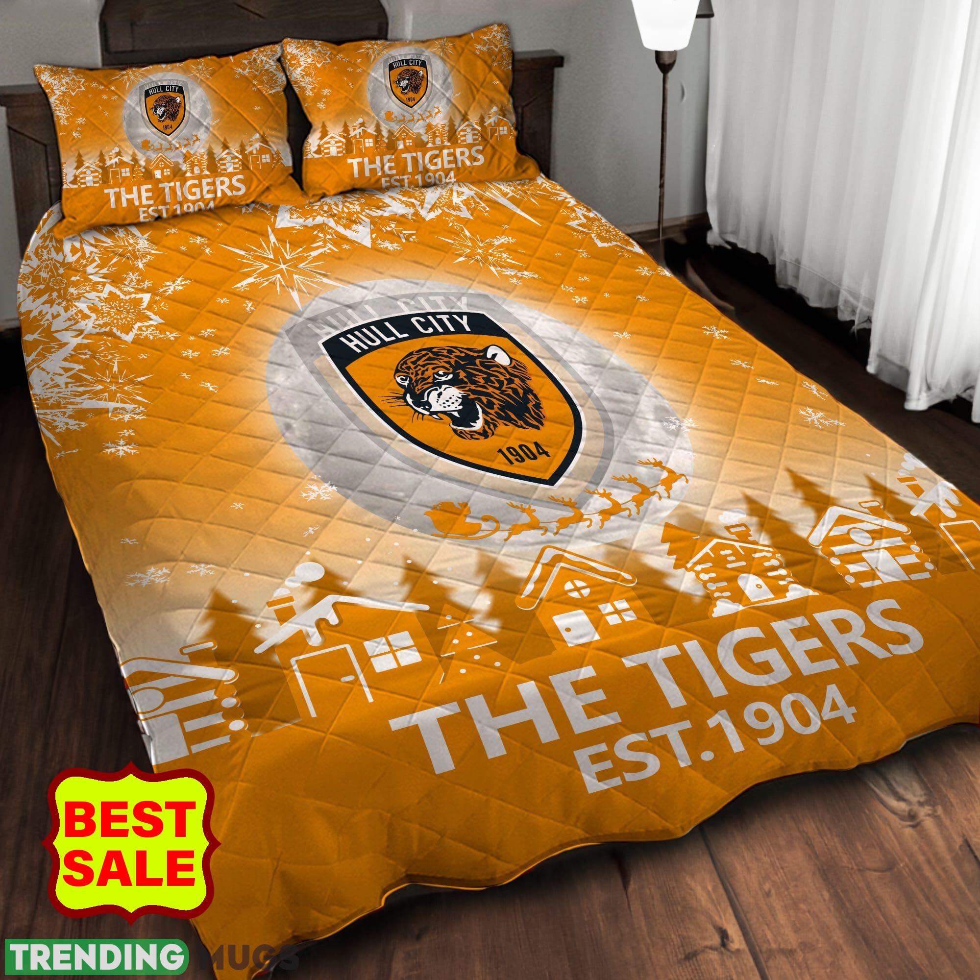 EFL Hull City Big Logo Christmas Quilt Sets Comfort Full Size King Queen Twin Quilt Set EFL Hull City Big Logo Christmas Quilt Sets Comfort Full Size King Queen Twin Quilt Set