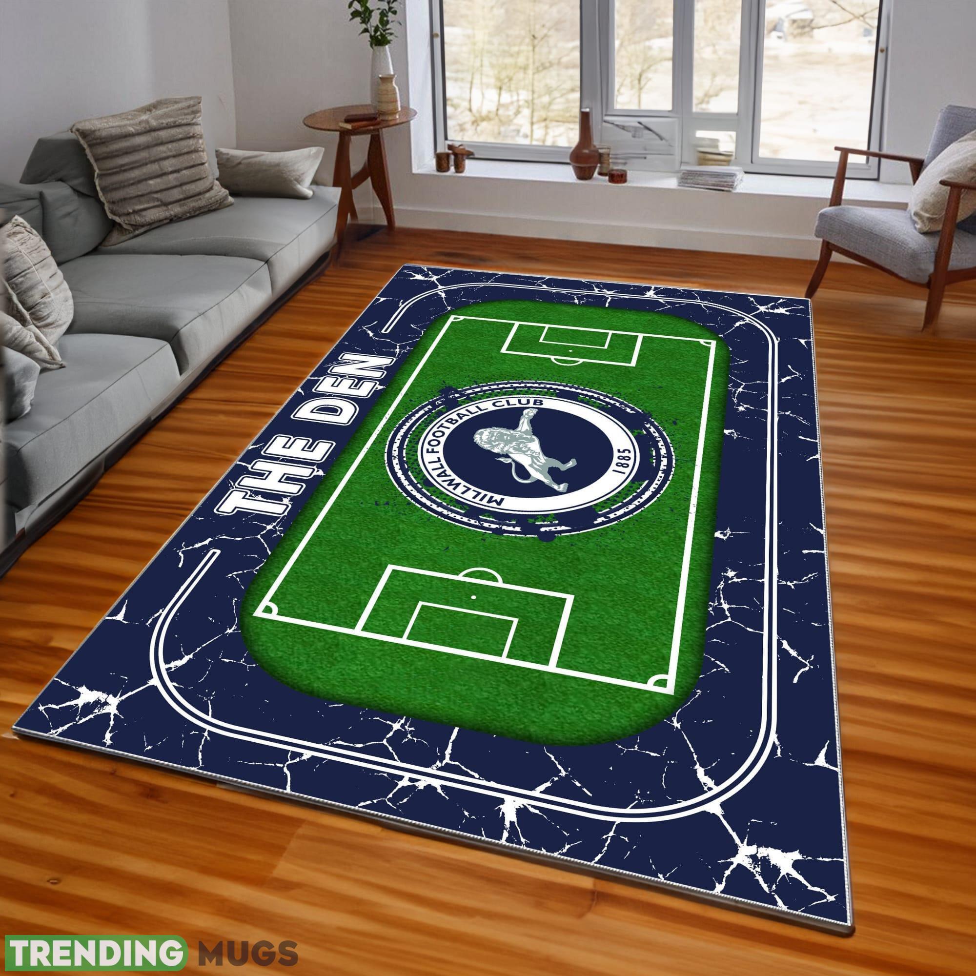 EFL Millwall F.C Logo For Fans Area Rugs Living Room Indoor And Outdoor - EFL Millwall F.C Rugs_1 EFL Millwall F.C Logo For Fans Area Rugs Living Room Indoor And Outdoor - EFL Millwall F.C Rugs_1