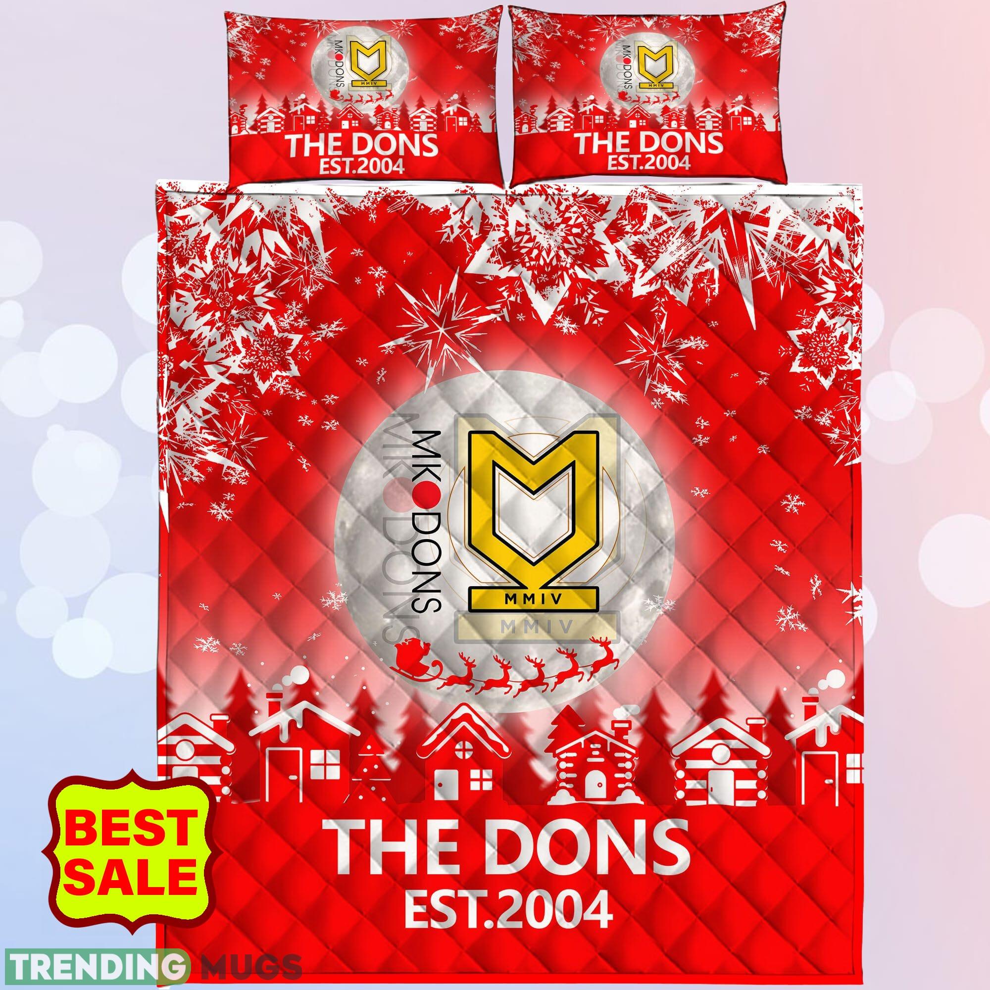 EFL Milton Keynes Dons Fans Comfort Quilt Sets Full Size King Queen Quilt Set EFL Milton Keynes Dons Fans Comfort Quilt Sets Full Size King Queen Quilt Set