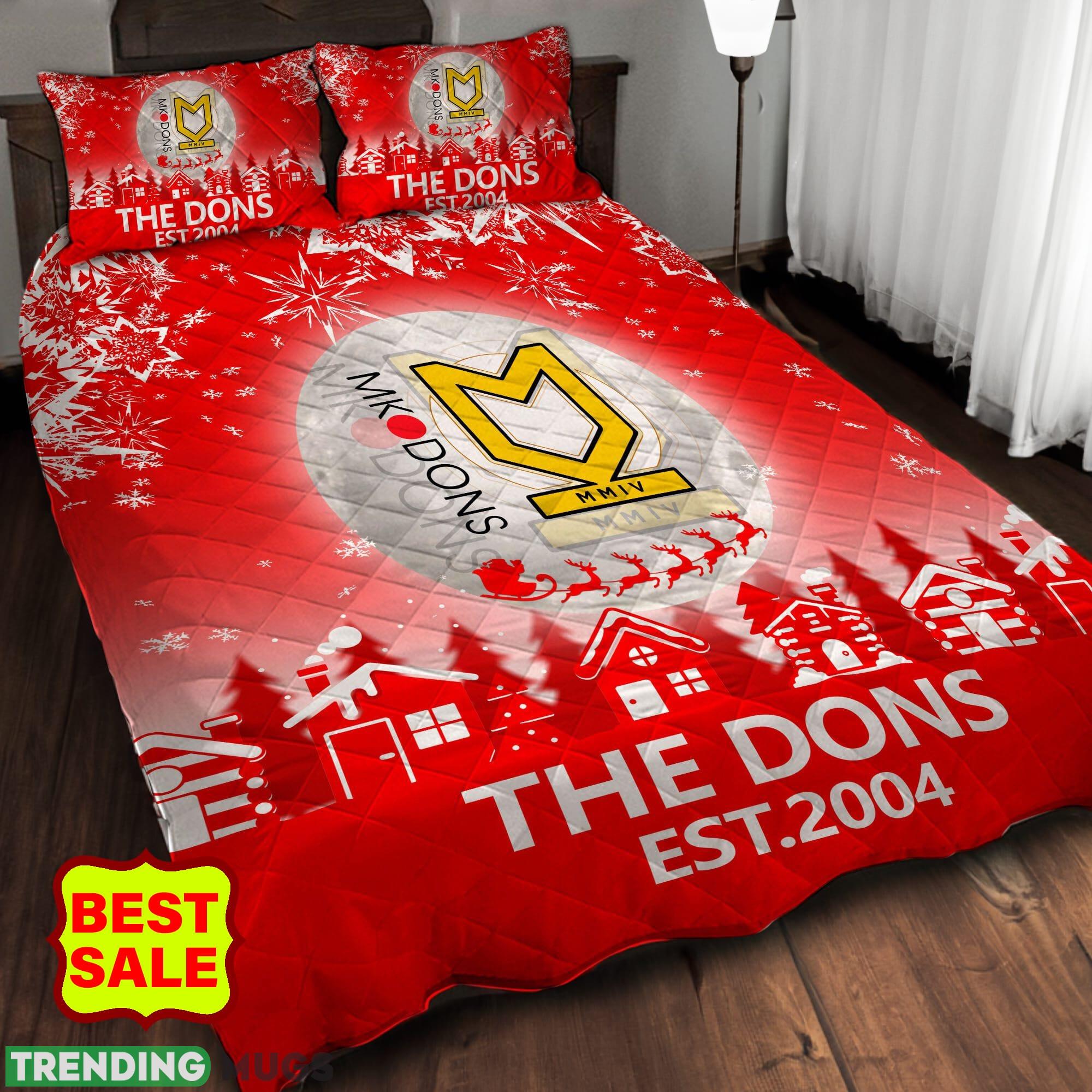 EFL Milton Keynes Dons Fans Comfort Quilt Sets Full Size King Queen Quilt Set EFL Milton Keynes Dons Fans Comfort Quilt Sets Full Size King Queen Quilt Set