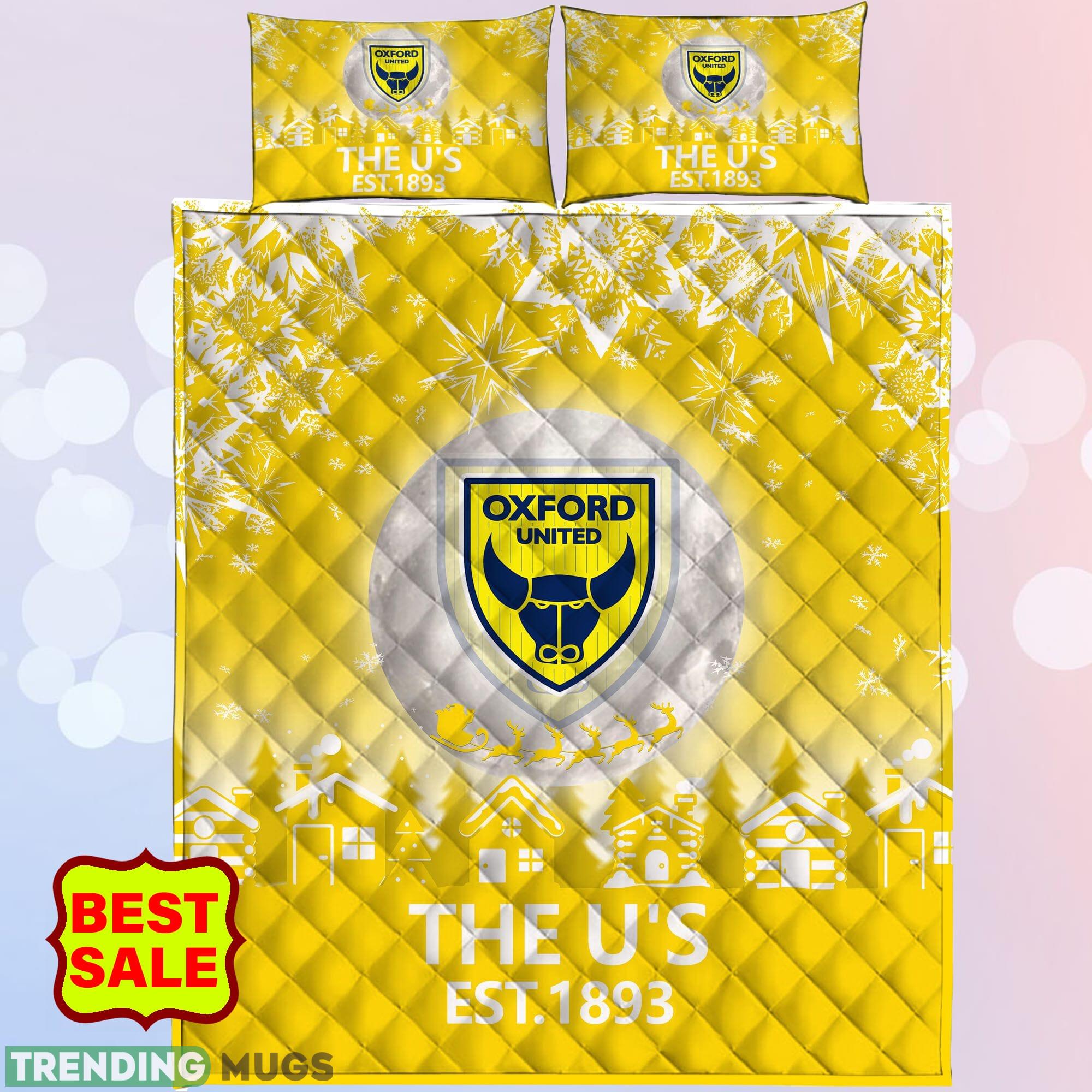 EFL Oxford United FC Fans Comfort Quilt Sets Yellow Full Size King Queen Quilt Set EFL Oxford United FC Fans Comfort Quilt Sets Yellow Full Size King Queen Quilt Set