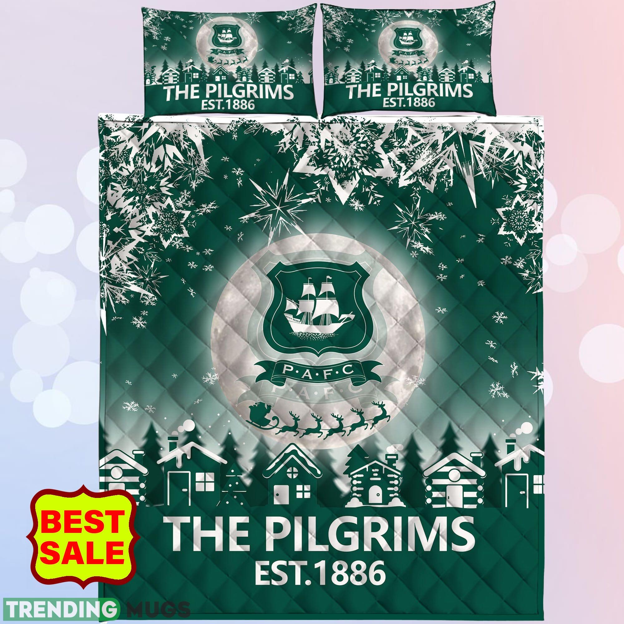 EFL Plymouth Argyle FC Logo Home Quilt Sets King Queen Quilt Set EFL Plymouth Argyle FC Logo Home Quilt Sets King Queen Quilt Set