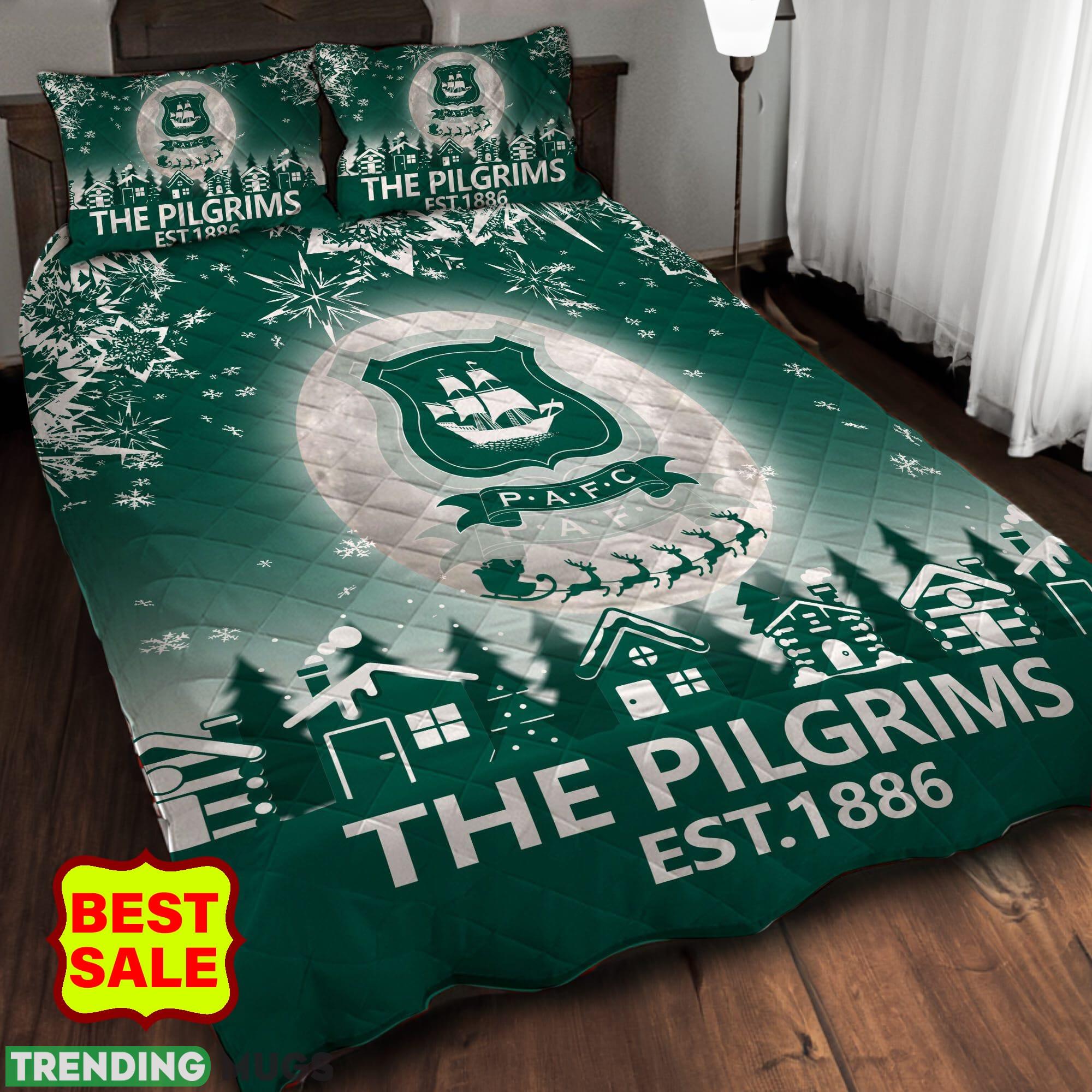 EFL Plymouth Argyle FC Logo Home Quilt Sets King Queen Quilt Set EFL Plymouth Argyle FC Logo Home Quilt Sets King Queen Quilt Set