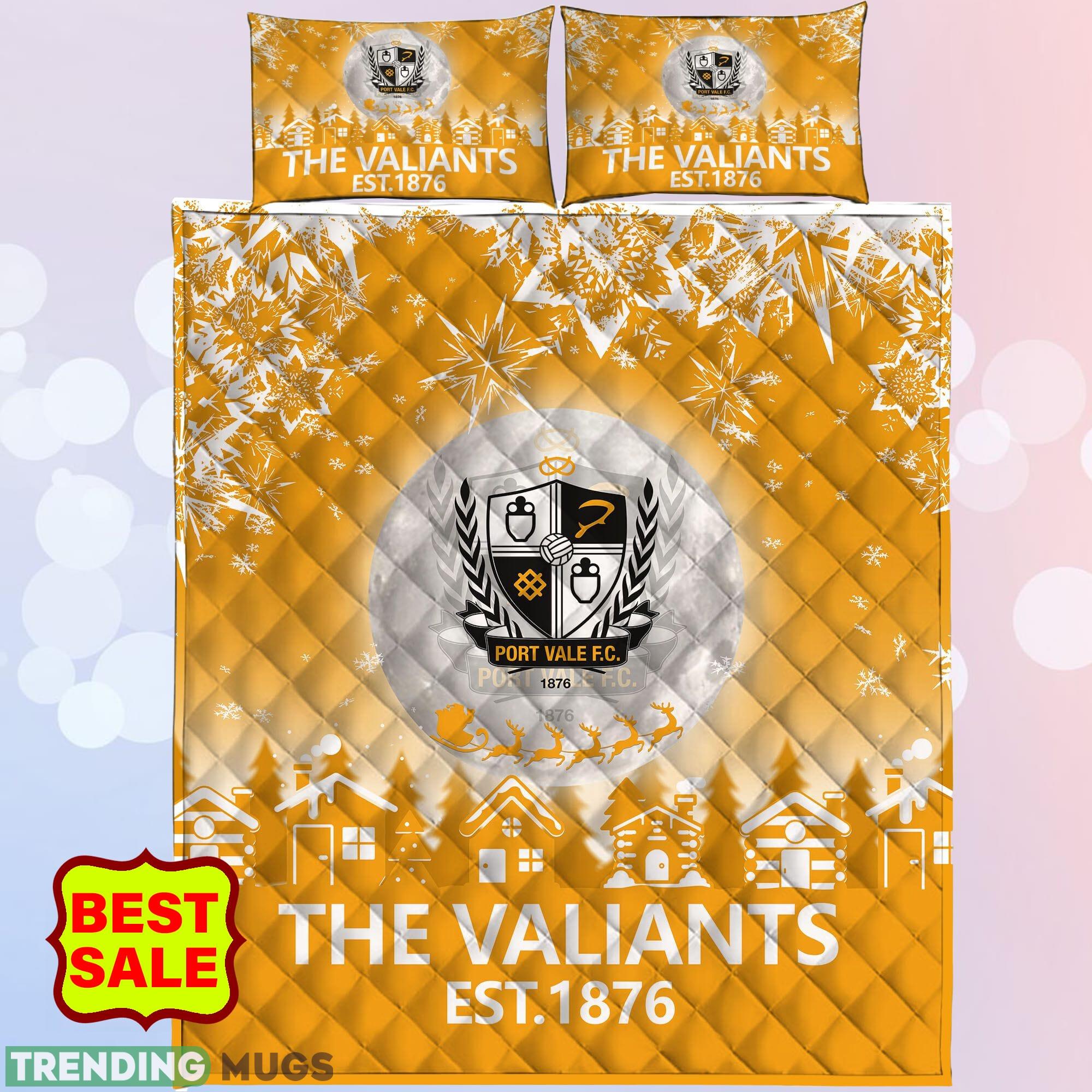 EFL Port Vale Big Logo Christmas Quilt Sets Comfort Full Size King Queen Twin Quilt Set EFL Port Vale Big Logo Christmas Quilt Sets Comfort Full Size King Queen Twin Quilt Set