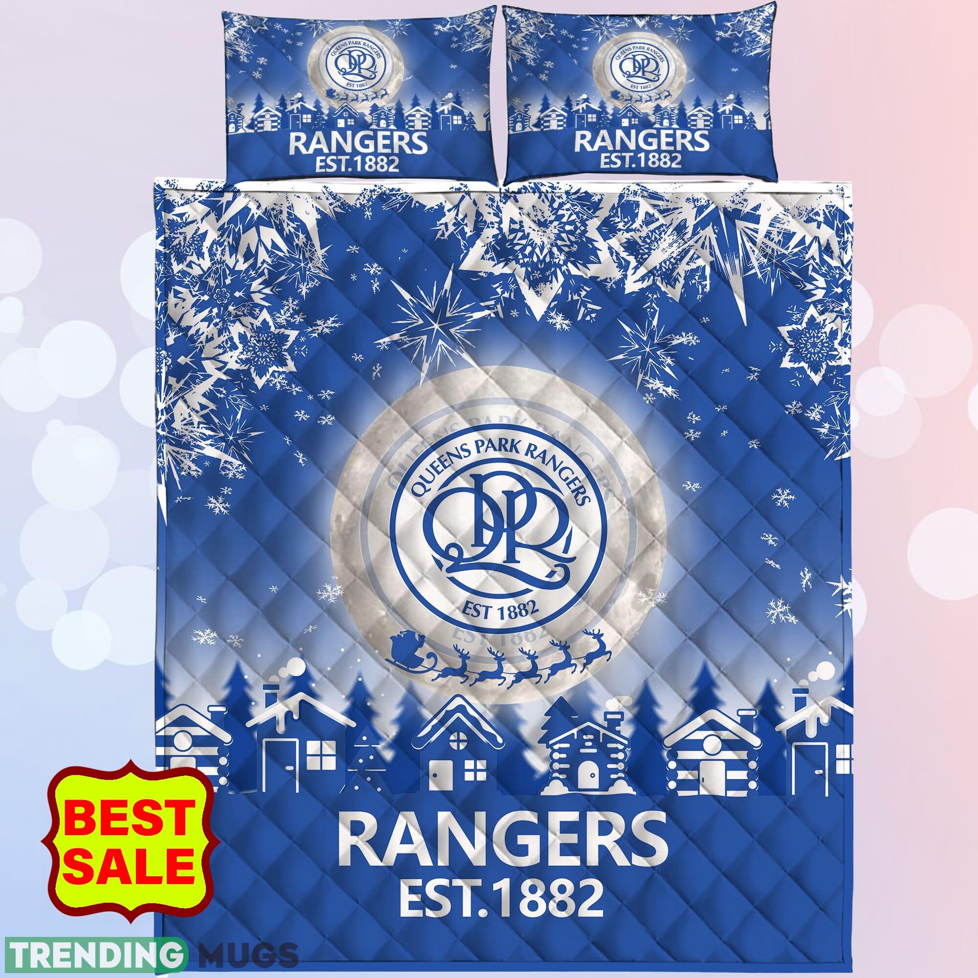 EFL Queens Park Rangers Logo Home Quilt Sets Blue King Queen Quilt Set EFL Queens Park Rangers Logo Home Quilt Sets Blue King Queen Quilt Set