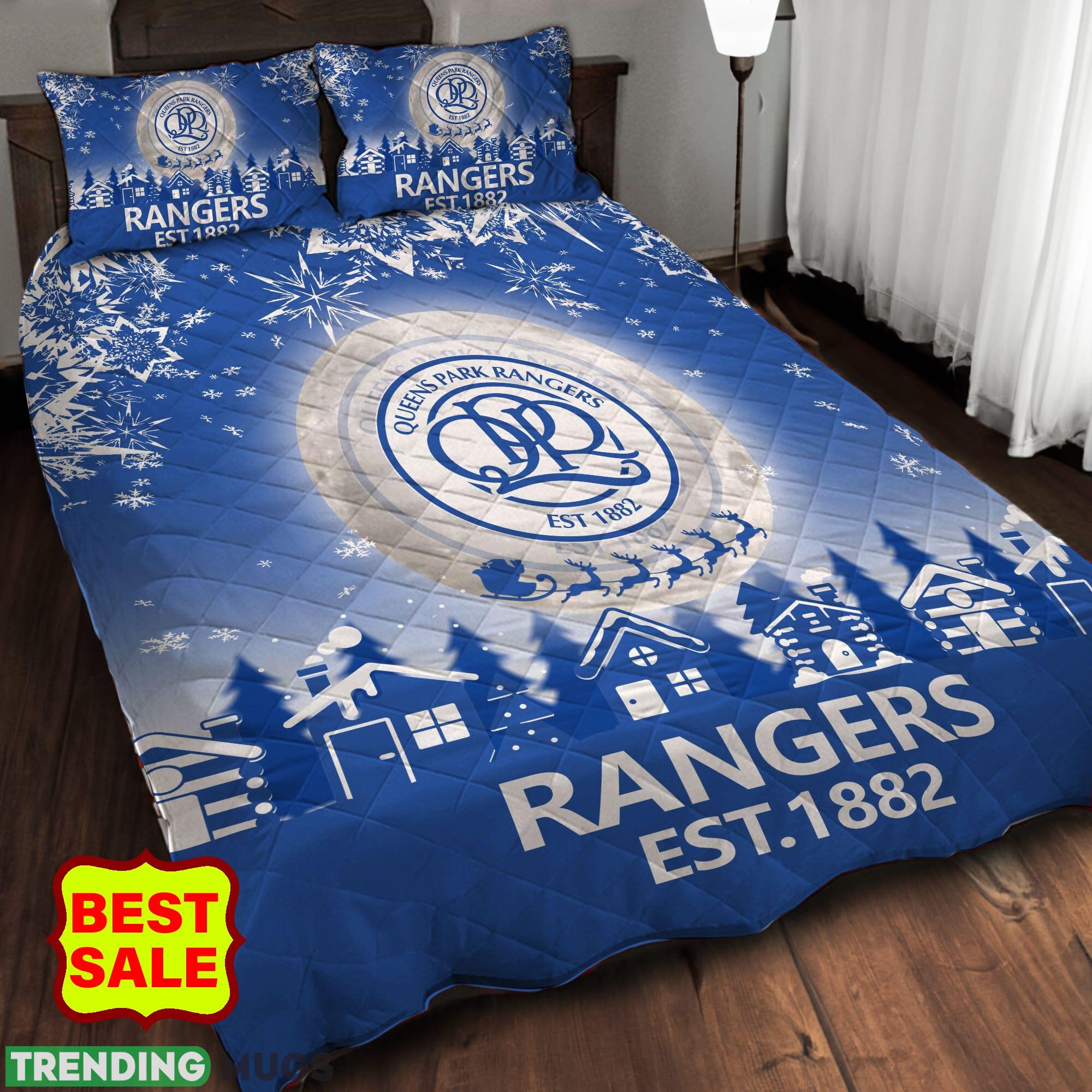 EFL Queens Park Rangers Logo Home Quilt Sets Blue King Queen Quilt Set EFL Queens Park Rangers Logo Home Quilt Sets Blue King Queen Quilt Set