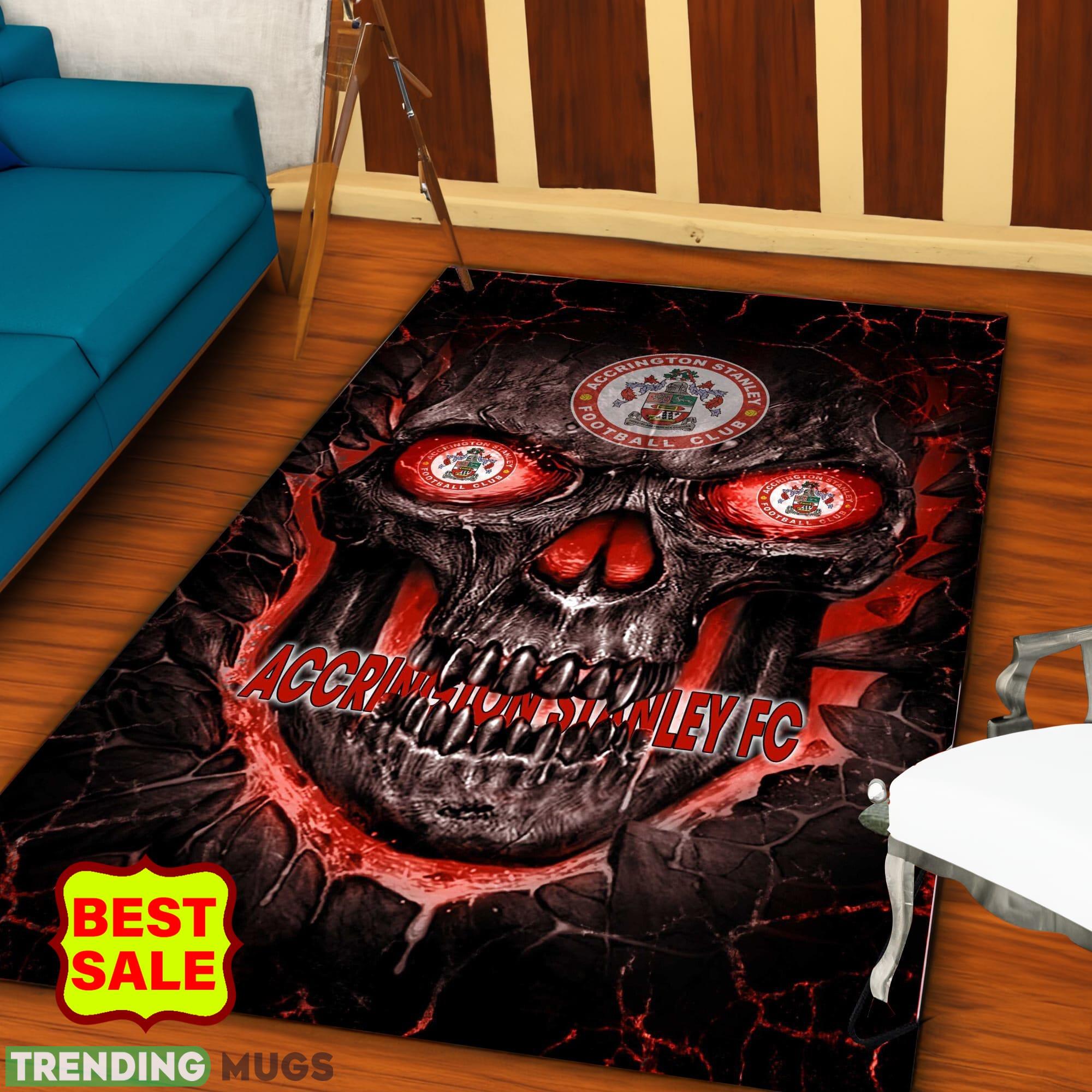 EFL Skull Accrington Stanley Logo For Fans Area Rugs Living Room Indoor And Outdoor - EFL Skull Accrington Stanley Rugs_1 EFL Skull Accrington Stanley Logo For Fans Area Rugs Living Room Indoor And Outdoor - EFL Skull Accrington Stanley Rugs_1