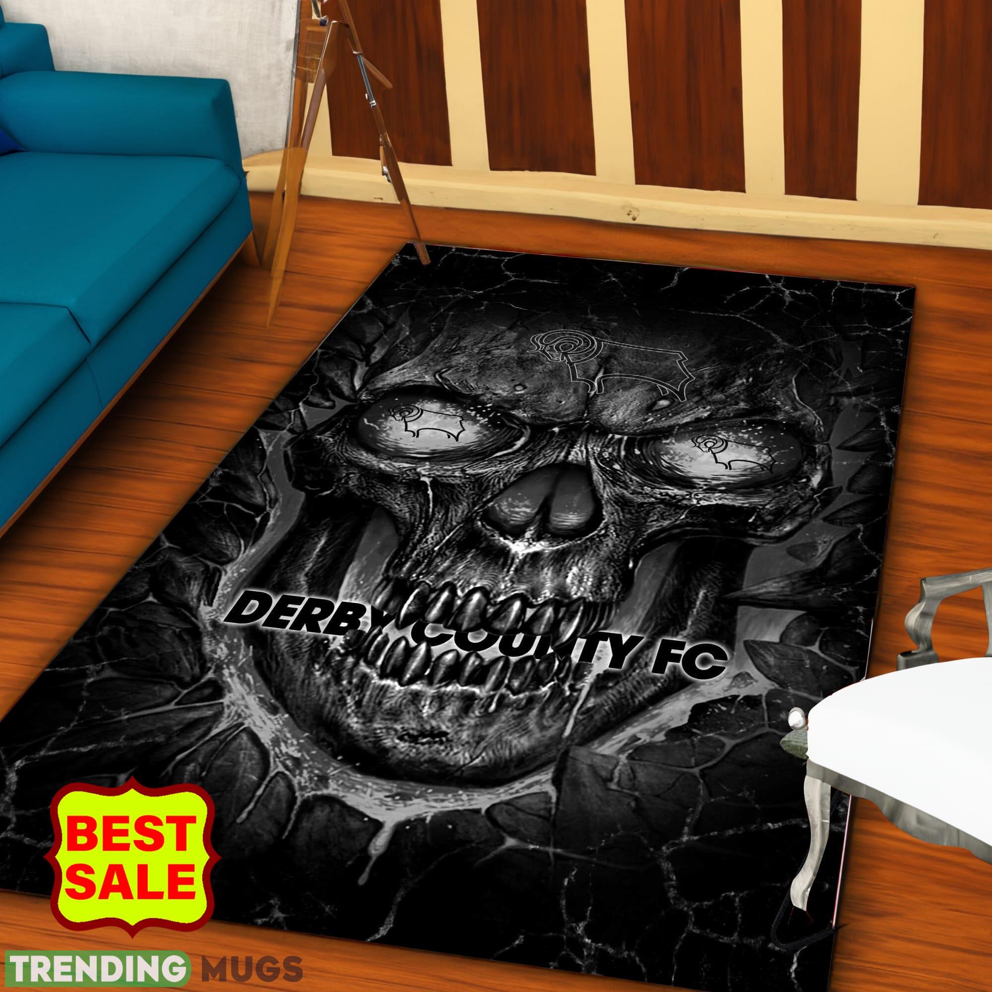 EFL Skull Derby County Logo For Fans Area Rugs Living Room Indoor And Outdoor - EFL Skull Derby County Rugs_1 EFL Skull Derby County Logo For Fans Area Rugs Living Room Indoor And Outdoor - EFL Skull Derby County Rugs_1