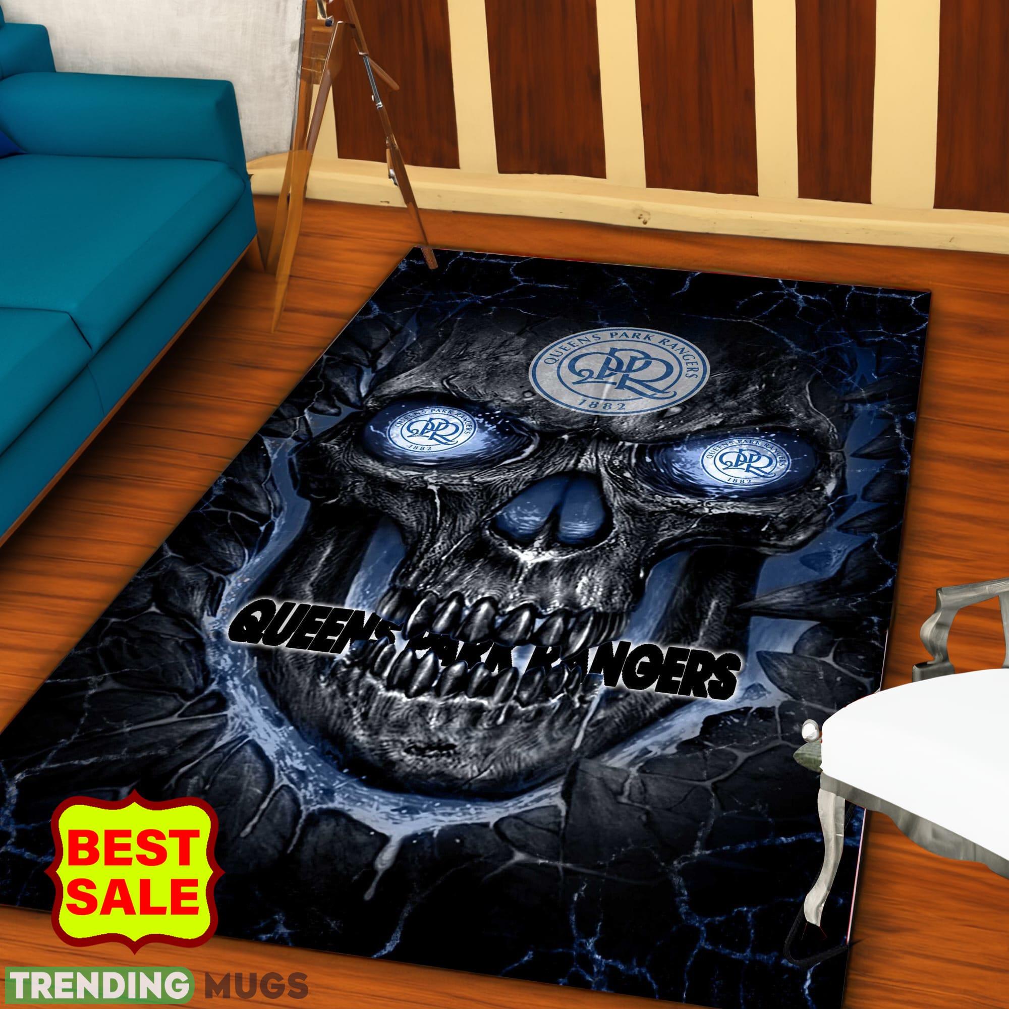 EFL Skull Queens Park Rangers Logo For Fans Area Rugs Living Room Indoor And Outdoor - EFL Skull Queens Park Rangers Rugs_1 EFL Skull Queens Park Rangers Logo For Fans Area Rugs Living Room Indoor And Outdoor - EFL Skull Queens Park Rangers Rugs_1