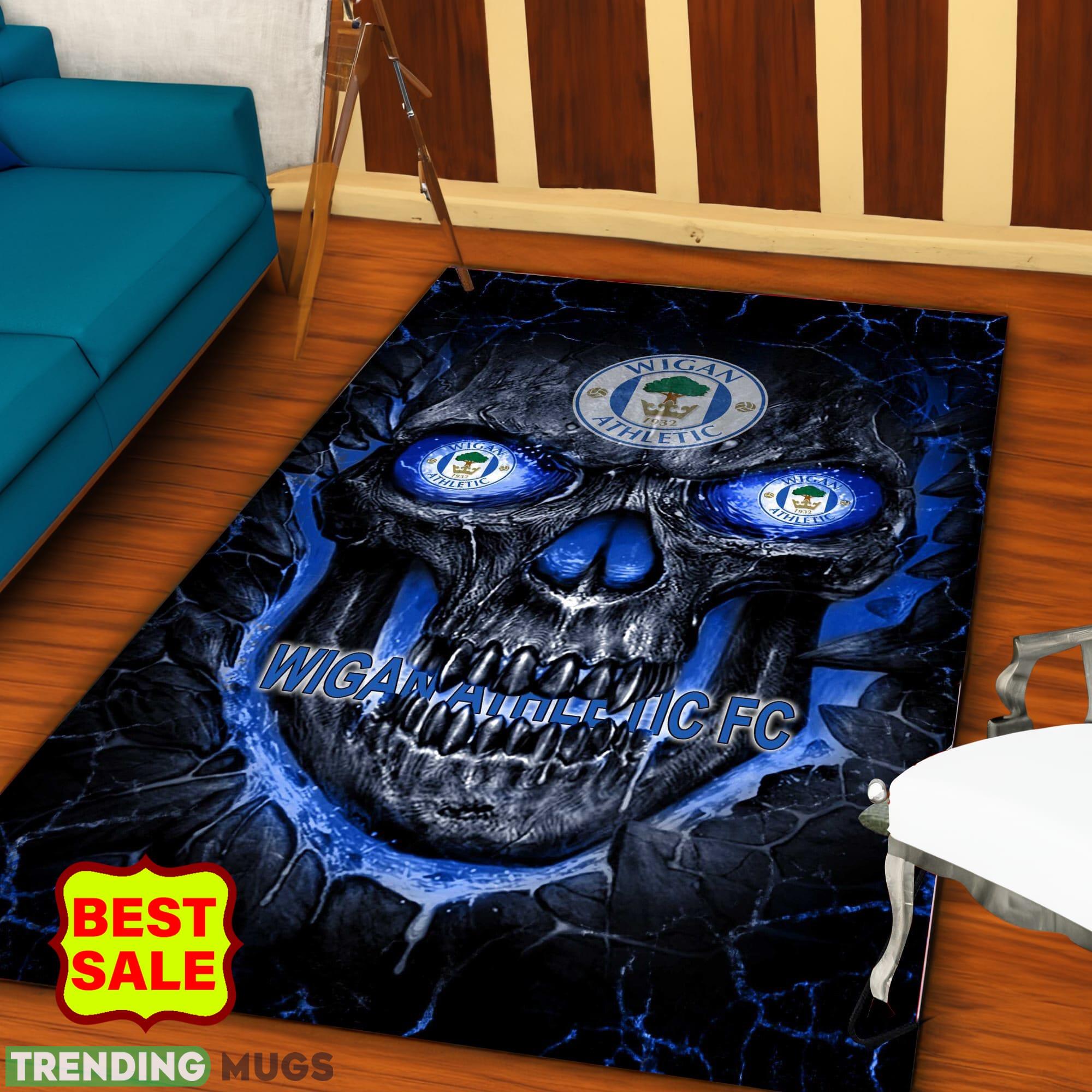 EFL Skull Wigan Athletic Logo For Fans Area Rugs Living Room Indoor And Outdoor - EFL Skull Wigan Athletic Rugs_1 EFL Skull Wigan Athletic Logo For Fans Area Rugs Living Room Indoor And Outdoor - EFL Skull Wigan Athletic Rugs_1