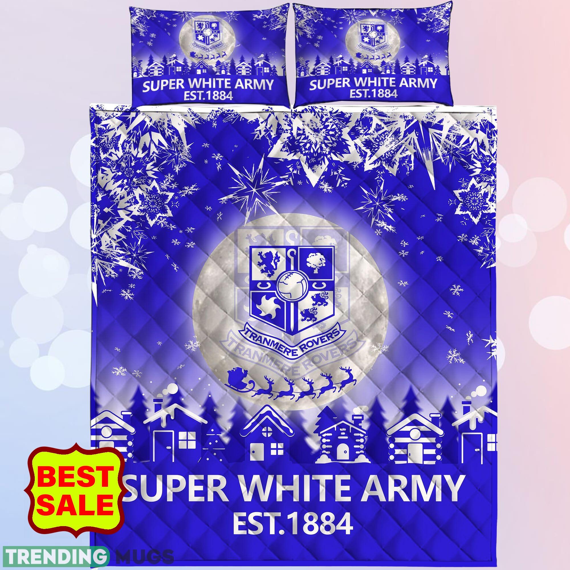 EFL Tranmere Rovers Big Logo Christmas Quilt Sets Blue Comfort Full Size King Queen Twin Quilt Set EFL Tranmere Rovers Big Logo Christmas Quilt Sets Blue Comfort Full Size King Queen Twin Quilt Set