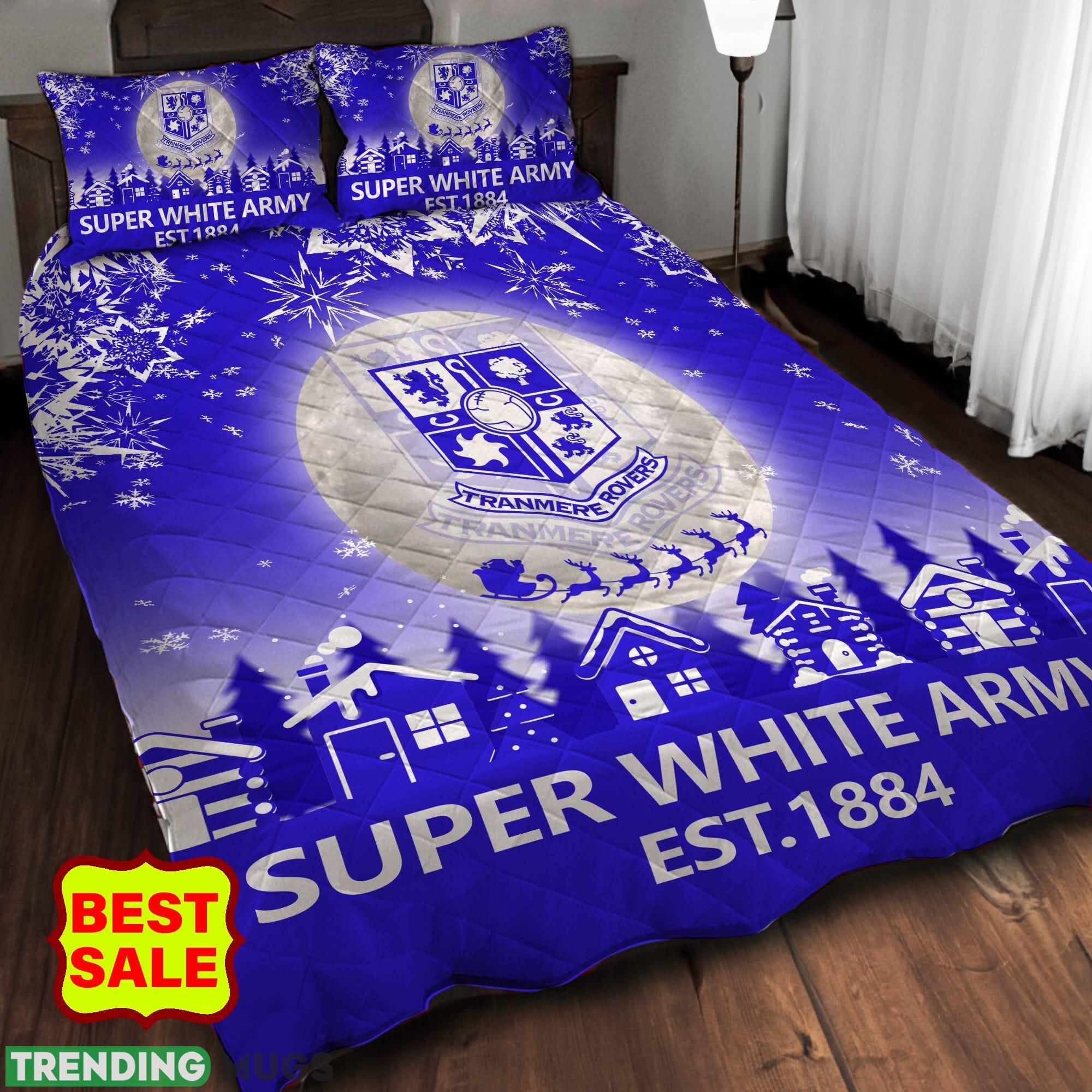 EFL Tranmere Rovers Big Logo Christmas Quilt Sets Blue Comfort Full Size King Queen Twin Quilt Set EFL Tranmere Rovers Big Logo Christmas Quilt Sets Blue Comfort Full Size King Queen Twin Quilt Set