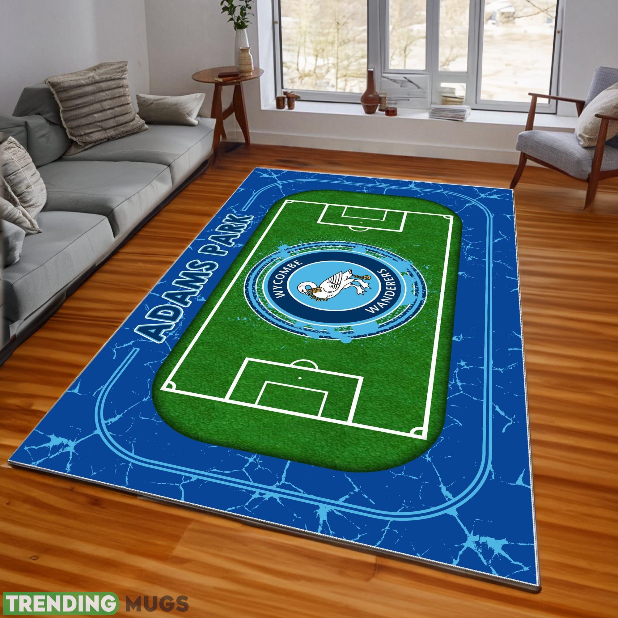 EFL Wycombe Wanderers F.C Logo For Fans Area Rugs Living Room Indoor And Outdoor - EFL Wycombe Wanderers F.C Rugs_1 EFL Wycombe Wanderers F.C Logo For Fans Area Rugs Living Room Indoor And Outdoor - EFL Wycombe Wanderers F.C Rugs_1