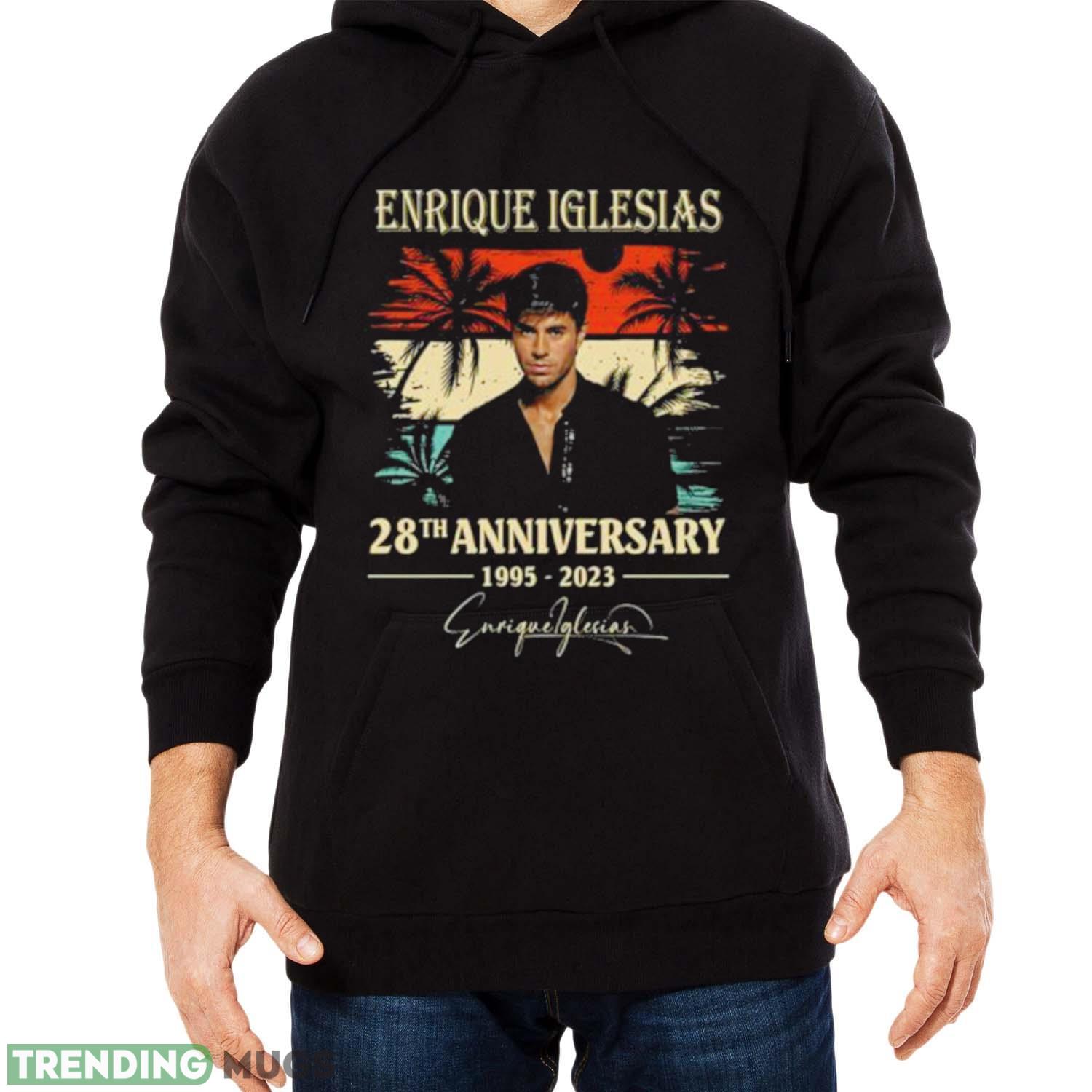Enrique Iglesias 28th anniversary 1995 2023 signature vintage shirt Dark Shirt Enrique Iglesias 28th anniversary 1995 2023 signature vintage shirt Dark Shirt