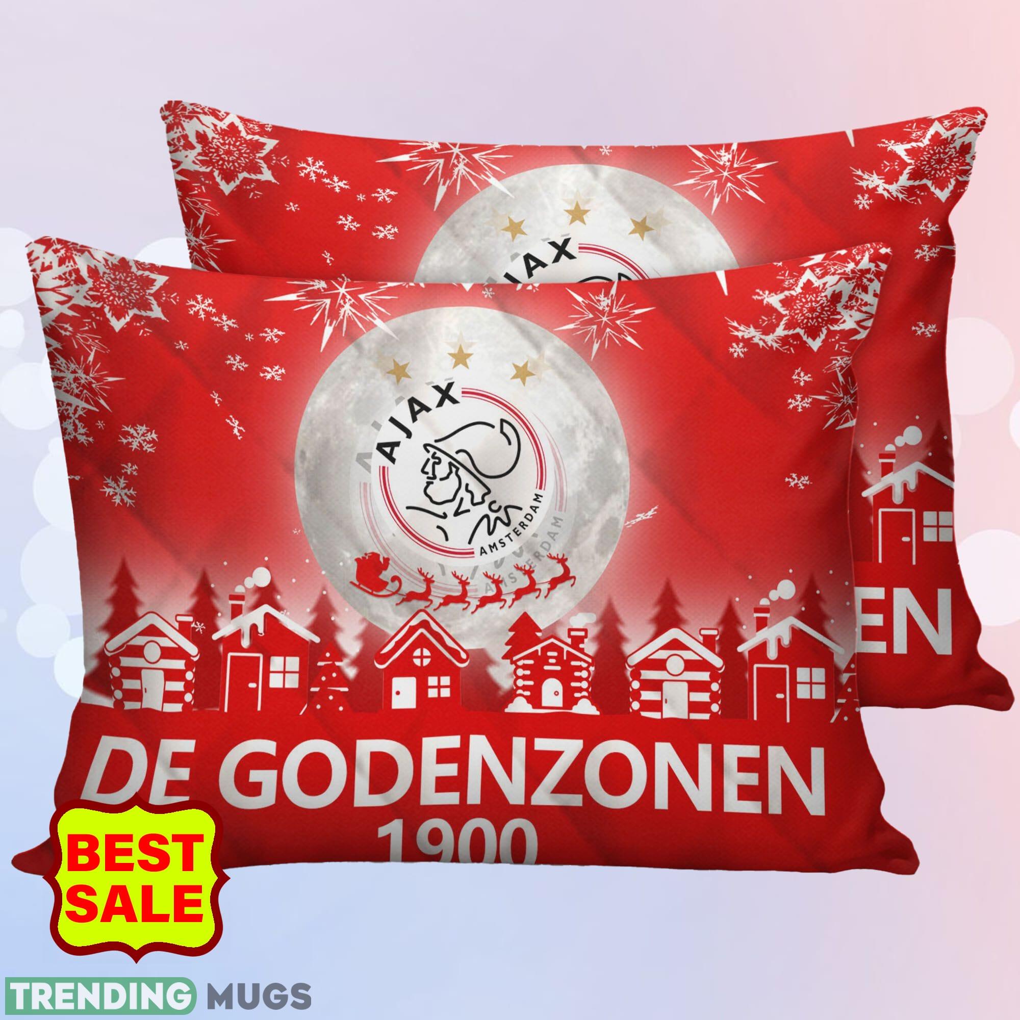 Eredivisie AFC Ajax Big Logo Christmas Red Quilt Sets Full Size King Queen Twin Quilt Set Eredivisie AFC Ajax Big Logo Christmas Red Quilt Sets Full Size King Queen Twin Quilt Set