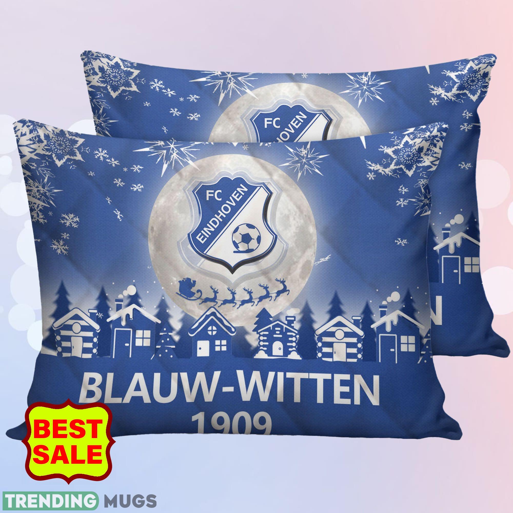 Eredivisie FC Eindhoven Big Logo Christmas Quilt Sets Blue Comfort Full Size King Queen Twin Quilt Set Eredivisie FC Eindhoven Big Logo Christmas Quilt Sets Blue Comfort Full Size King Queen Twin Quilt Set