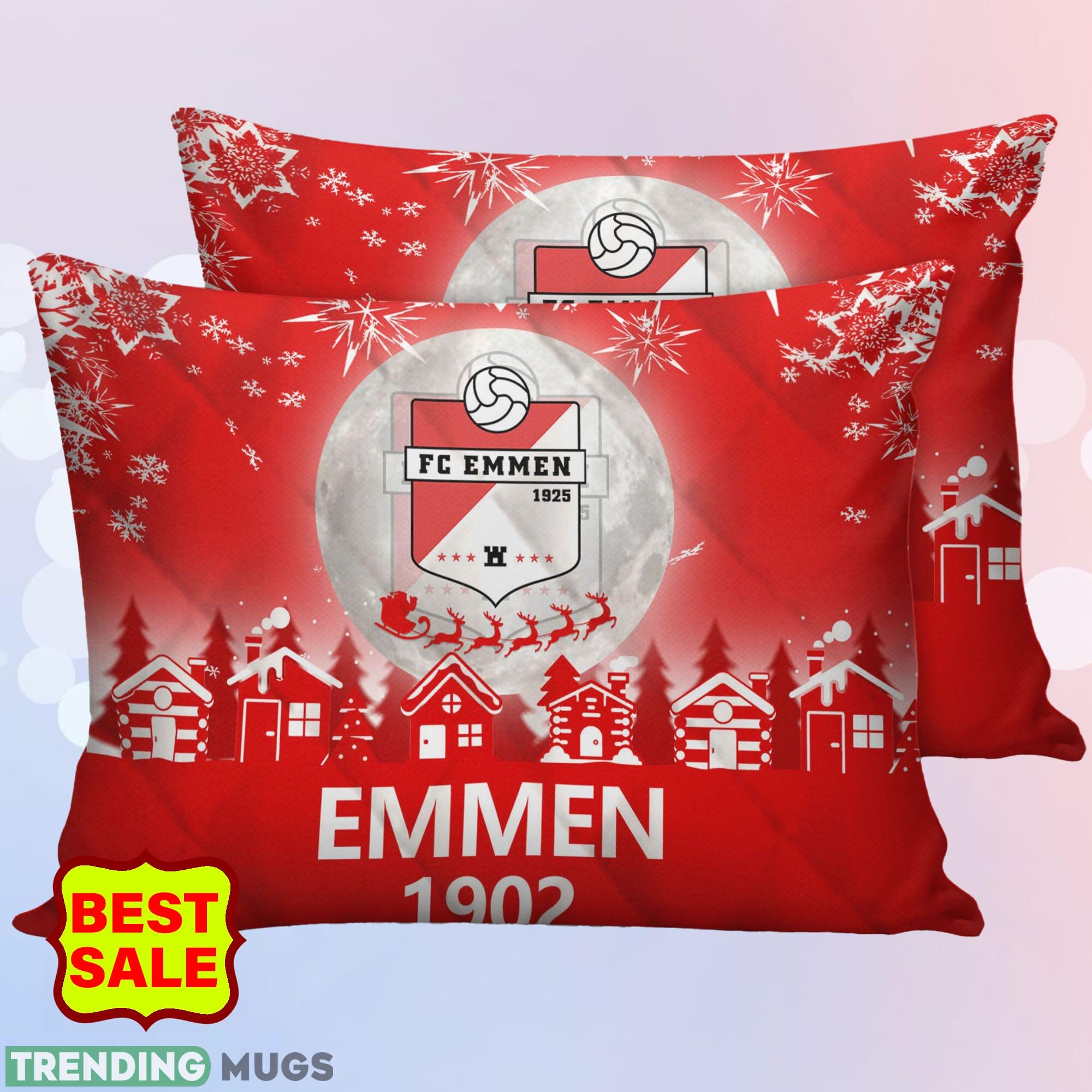 Eredivisie FC Emmen Big Logo Christmas Red Quilt Sets Comfort Full Size King Queen Twin Quilt Set Eredivisie FC Emmen Big Logo Christmas Red Quilt Sets Comfort Full Size King Queen Twin Quilt Set