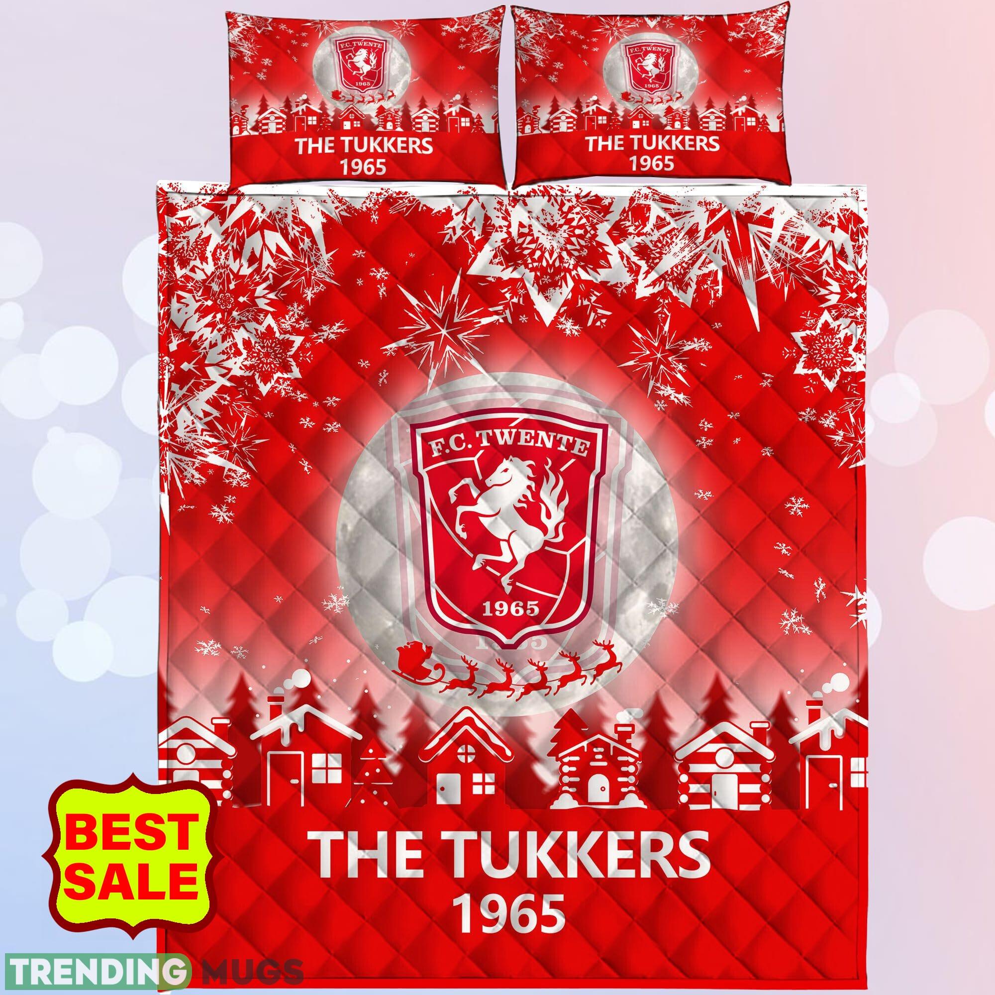 Eredivisie FC Twente Big Logo Christmas Red Quilt Sets Comfort Full Size King Queen Twin Quilt Set Eredivisie FC Twente Big Logo Christmas Red Quilt Sets Comfort Full Size King Queen Twin Quilt Set