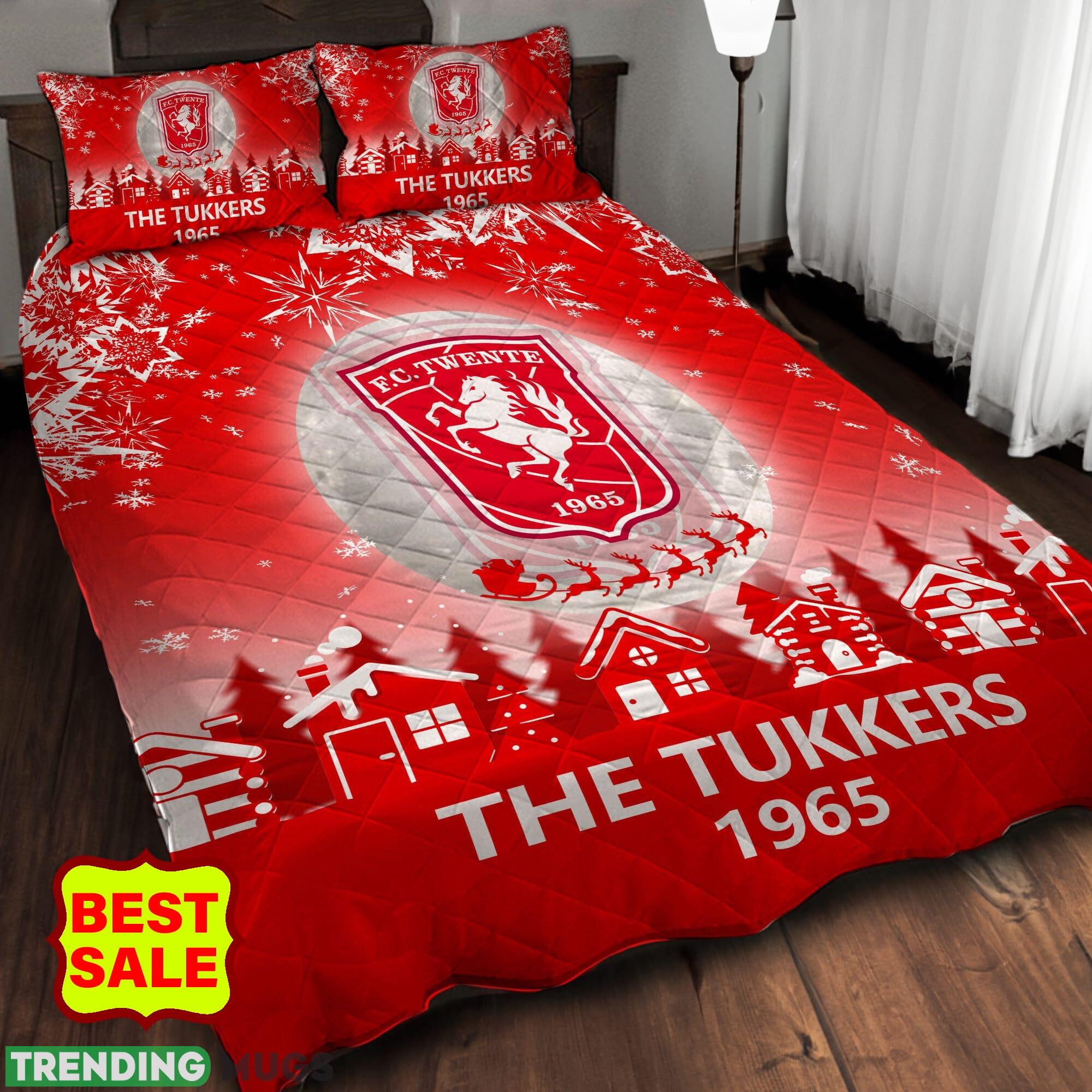 Eredivisie FC Twente Big Logo Christmas Red Quilt Sets Comfort Full Size King Queen Twin Quilt Set Eredivisie FC Twente Big Logo Christmas Red Quilt Sets Comfort Full Size King Queen Twin Quilt Set