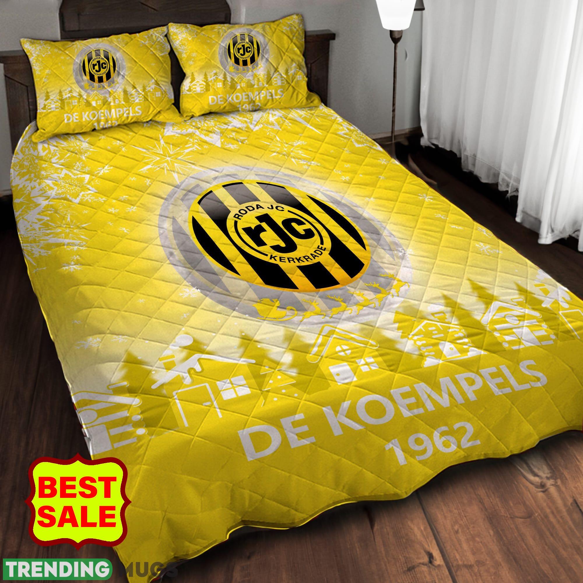 Eredivisie Roda JC Kerkrade Logo Home Quilt Sets Yellow King Queen Quilt Set Eredivisie Roda JC Kerkrade Logo Home Quilt Sets Yellow King Queen Quilt Set