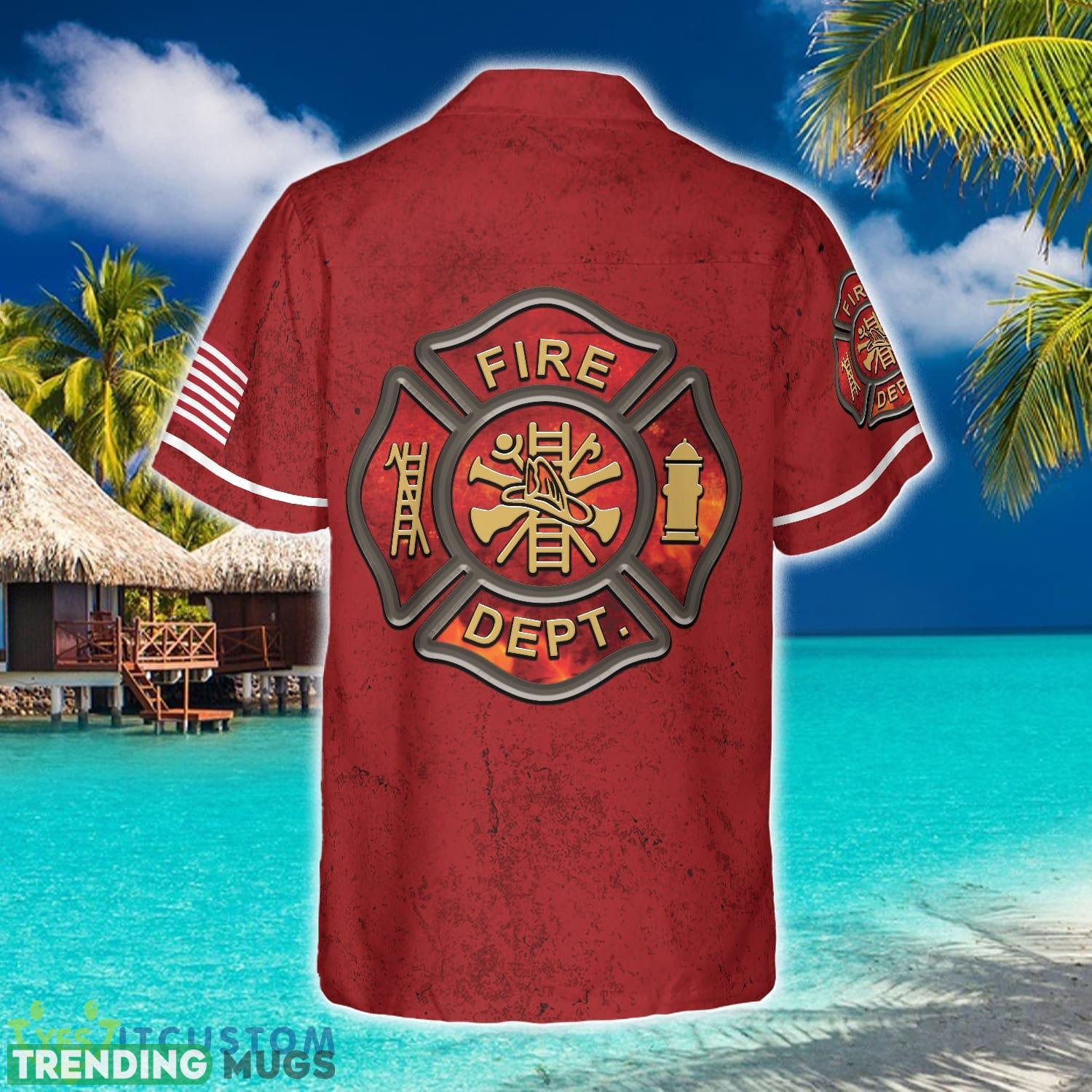 Firefighter Logo Red Background Firefighter Hawaiian Shirt Aloha Summer For Men And Women Gift Hawaiian Shirt Firefighter Logo Red Background Firefighter Hawaiian Shirt Aloha Summer For Men And Women Gift Hawaiian Shirt