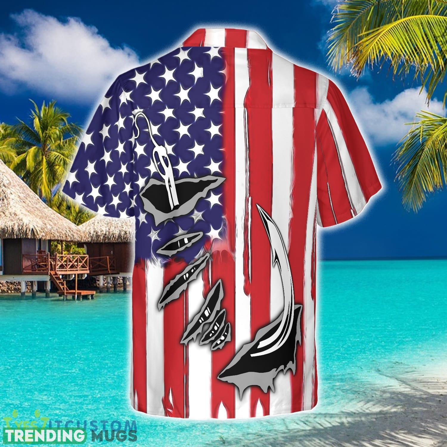 Fish Hook American Flag 3D Hawaiian Shirt Beach Summer For Men And Women Gift Hawaiian Shirt Fish Hook American Flag 3D Hawaiian Shirt Beach Summer For Men And Women Gift Hawaiian Shirt