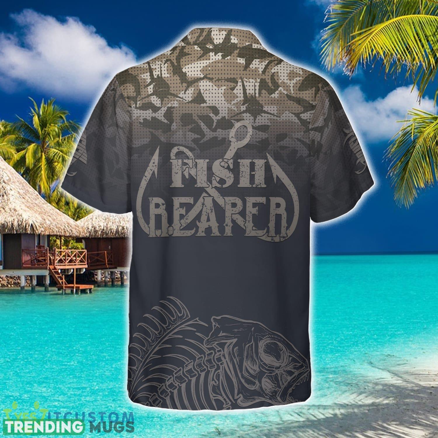 Fish Reaper Fish Skeleton Fishing Hawaiian Shirt Aloha Summer For Men And Women Gift Hawaiian Shirt Fish Reaper Fish Skeleton Fishing Hawaiian Shirt Aloha Summer For Men And Women Gift Hawaiian Shirt