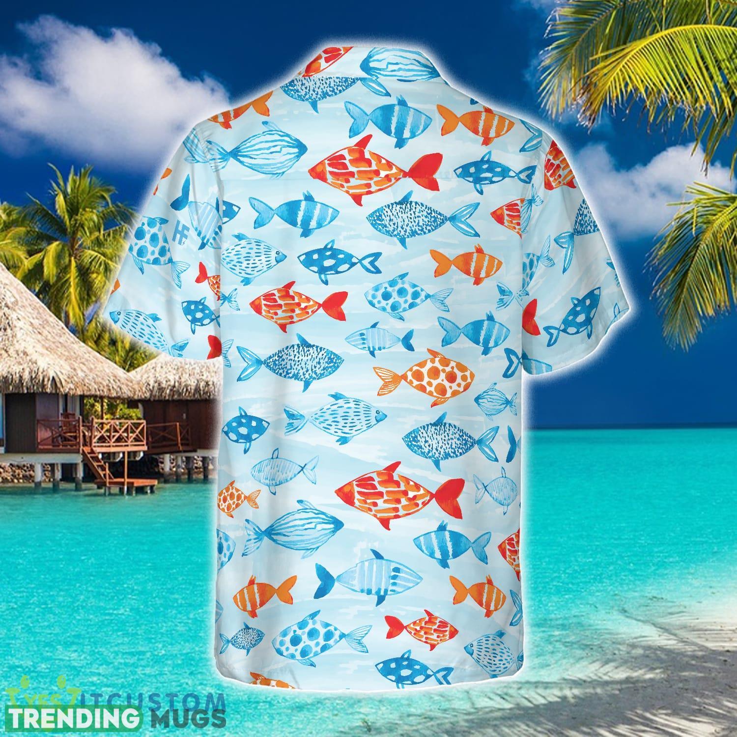 Fish Water Color Pattern v4 Hawaiian Shirt Aloha Summer For Men And Women Gift Hawaiian Shirt Fish Water Color Pattern v4 Hawaiian Shirt Aloha Summer For Men And Women Gift Hawaiian Shirt