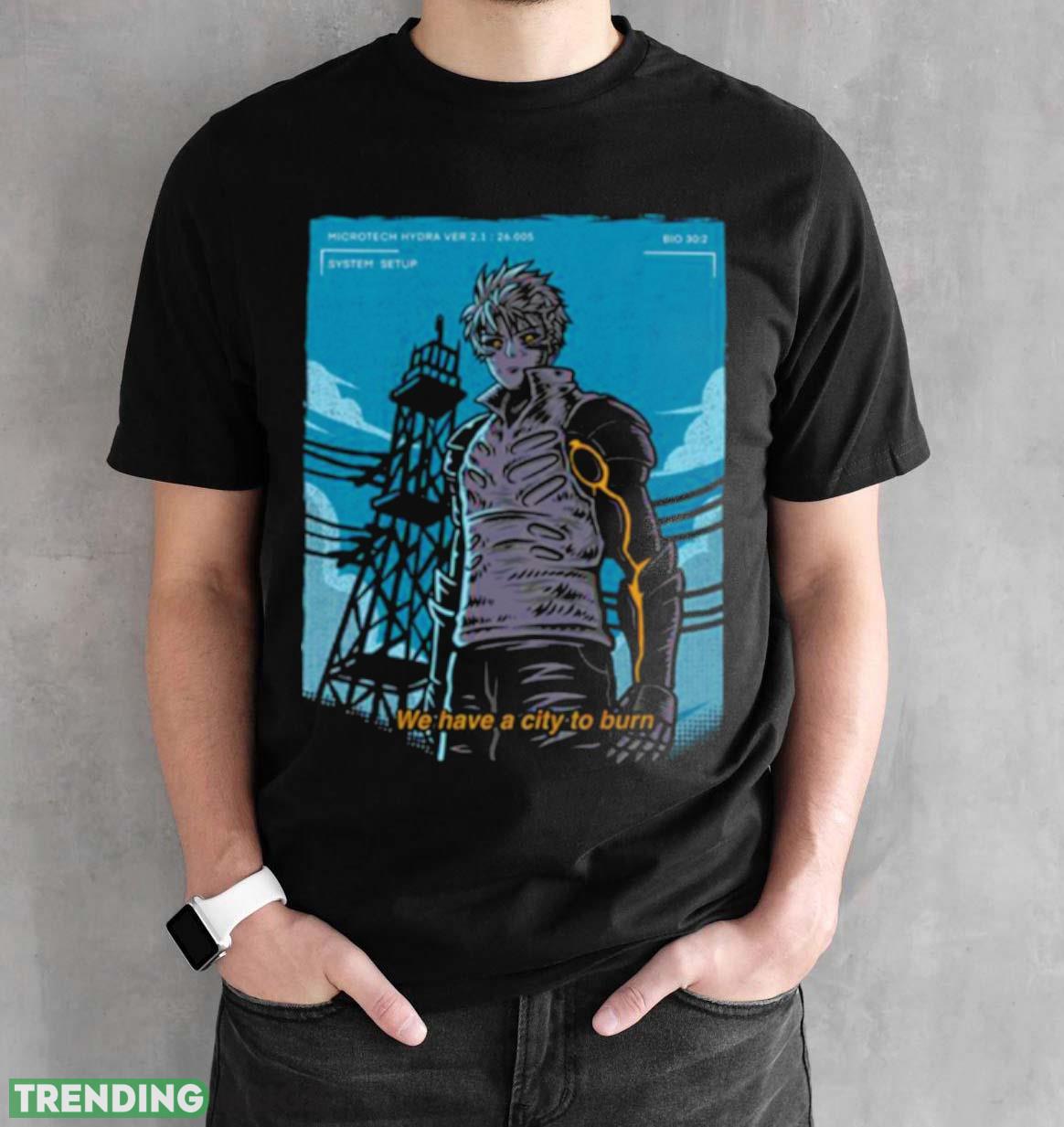 Genos Cyberpunk New Design shirt Dark Shirt Genos Cyberpunk New Design shirt Dark Shirt