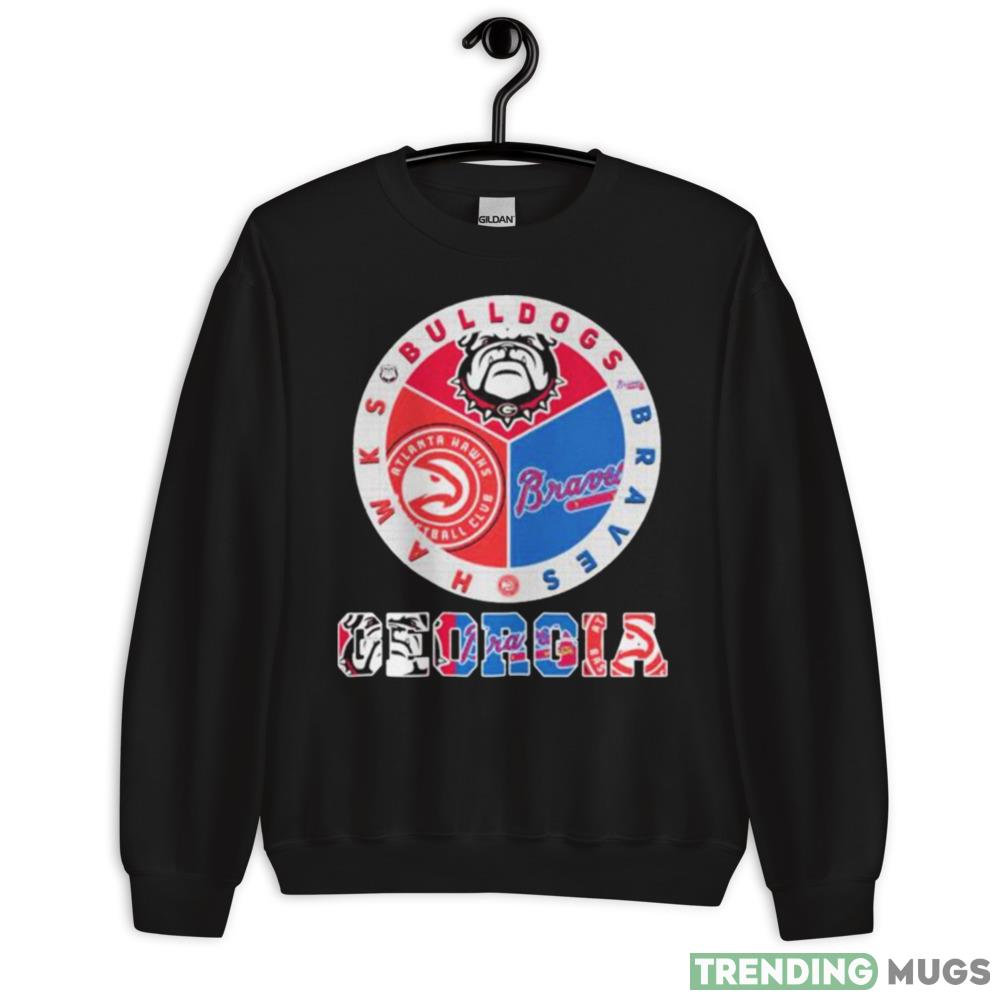 Georgia Bulldogs Braves Hawks City Champions T Shirt - 18000 Unisex Heavy Blend Crewneck Sweatshirt Georgia Bulldogs Braves Hawks City Champions T Shirt - 18000 Unisex Heavy Blend Crewneck Sweatshirt