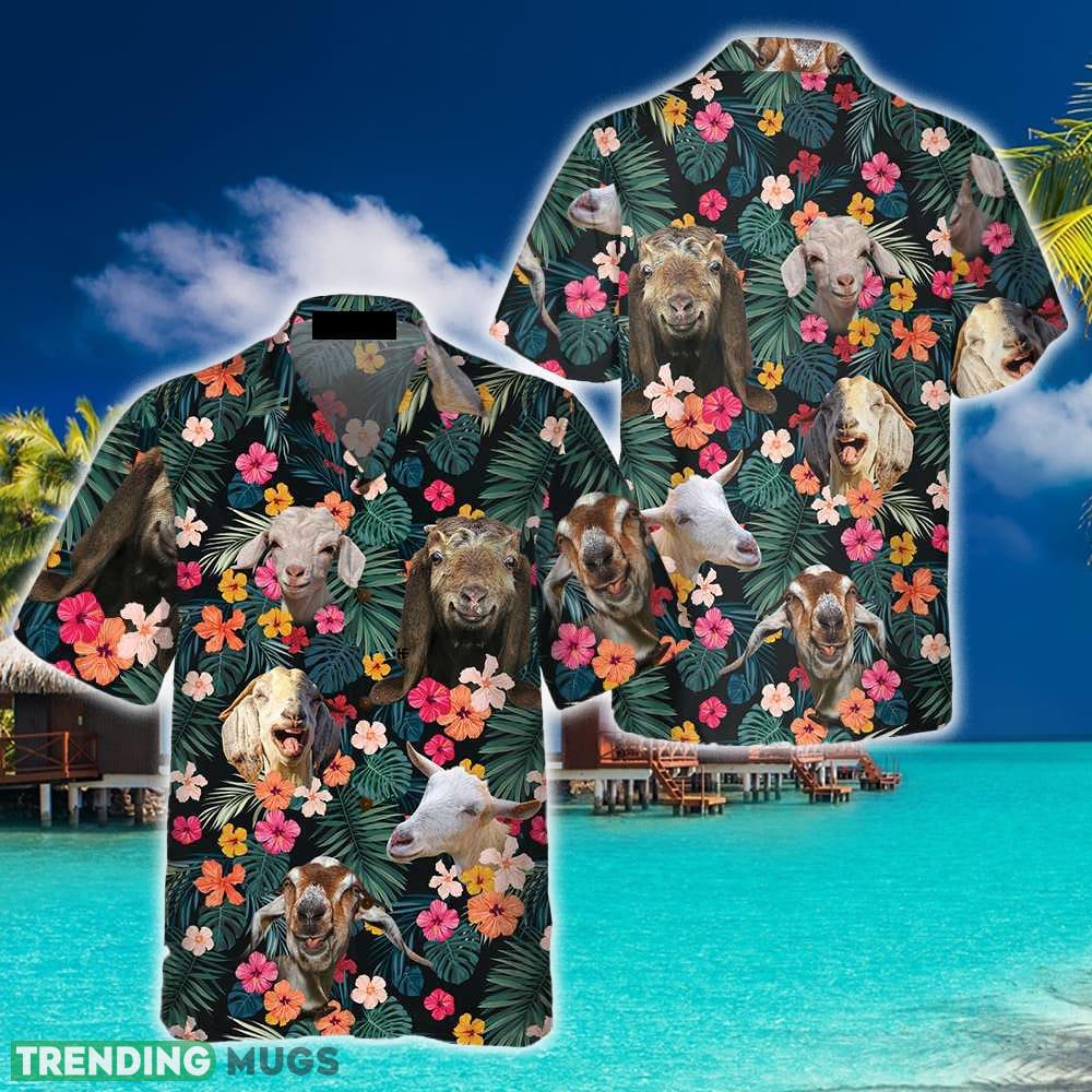 Goat Aloha Hawaiian Shirt Summer Beach Gift For Men And Women - Goat Aloha Hawaiian Shirt, Funny Goat Shirt For Adults, Goat Print Shirt_1 Goat Aloha Hawaiian Shirt Summer Beach Gift For Men And Women - Goat Aloha Hawaiian Shirt, Funny Goat Shirt For Adults, Goat Print Shirt_1